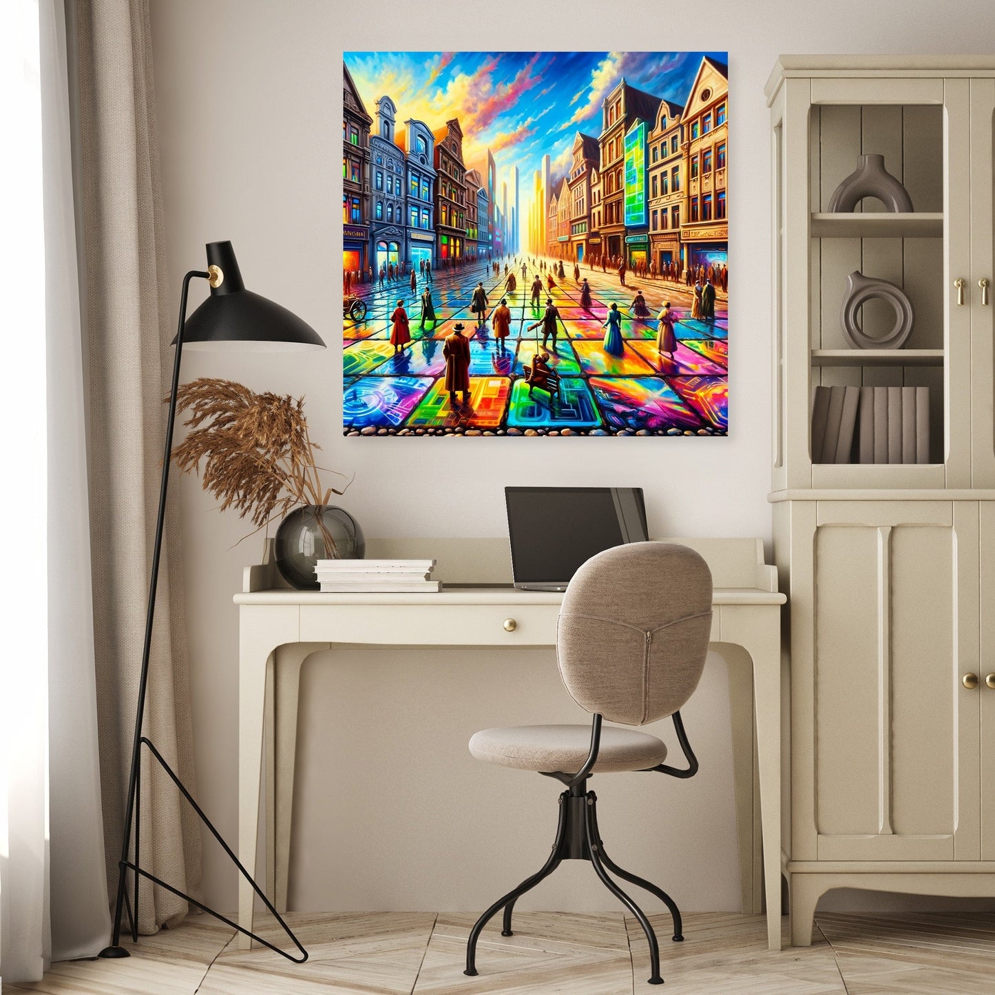 Timelines Converge Plaza Canvas