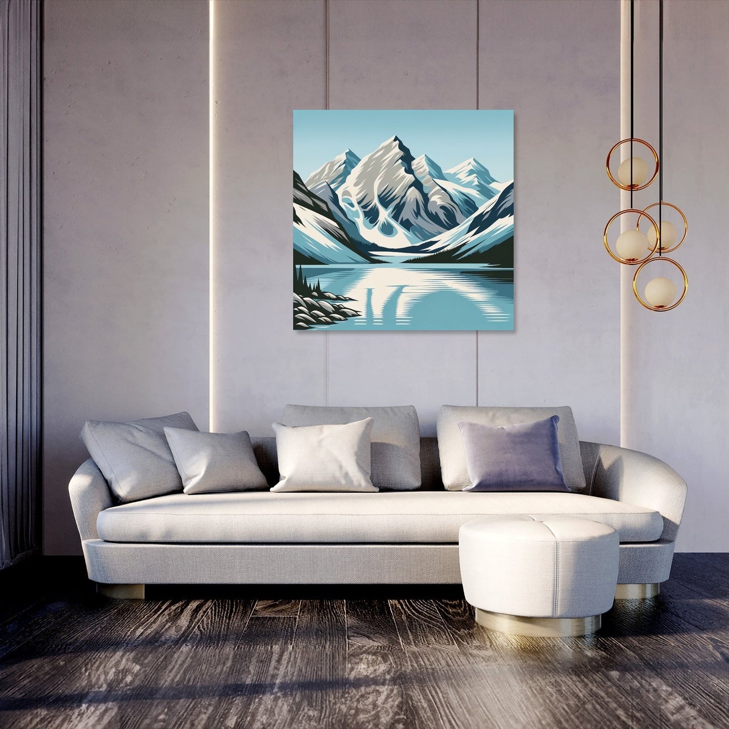 Alpine Serenity Canvas