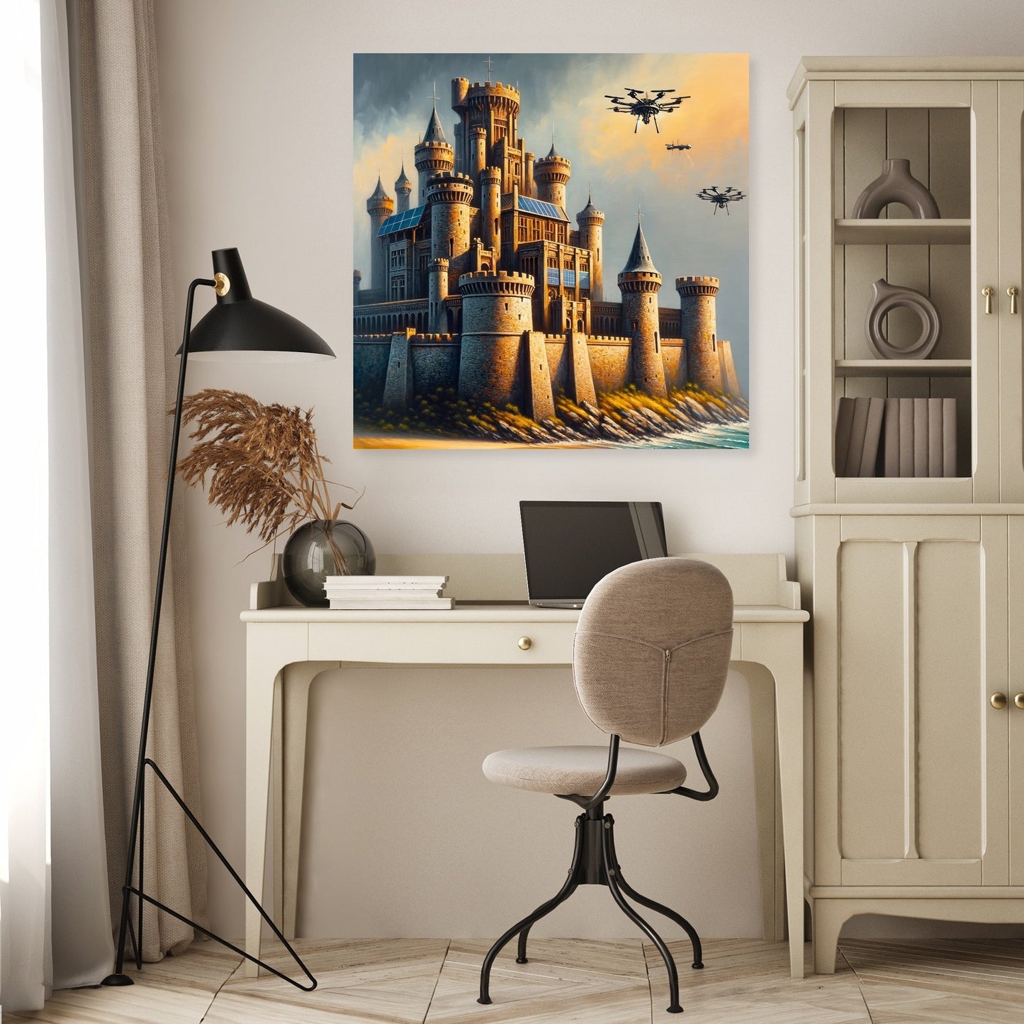 Tomorrow's Castle Sunrise Canvas