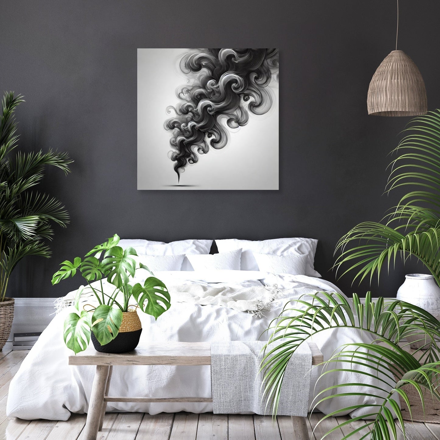 Ethereal Smoke Canvas