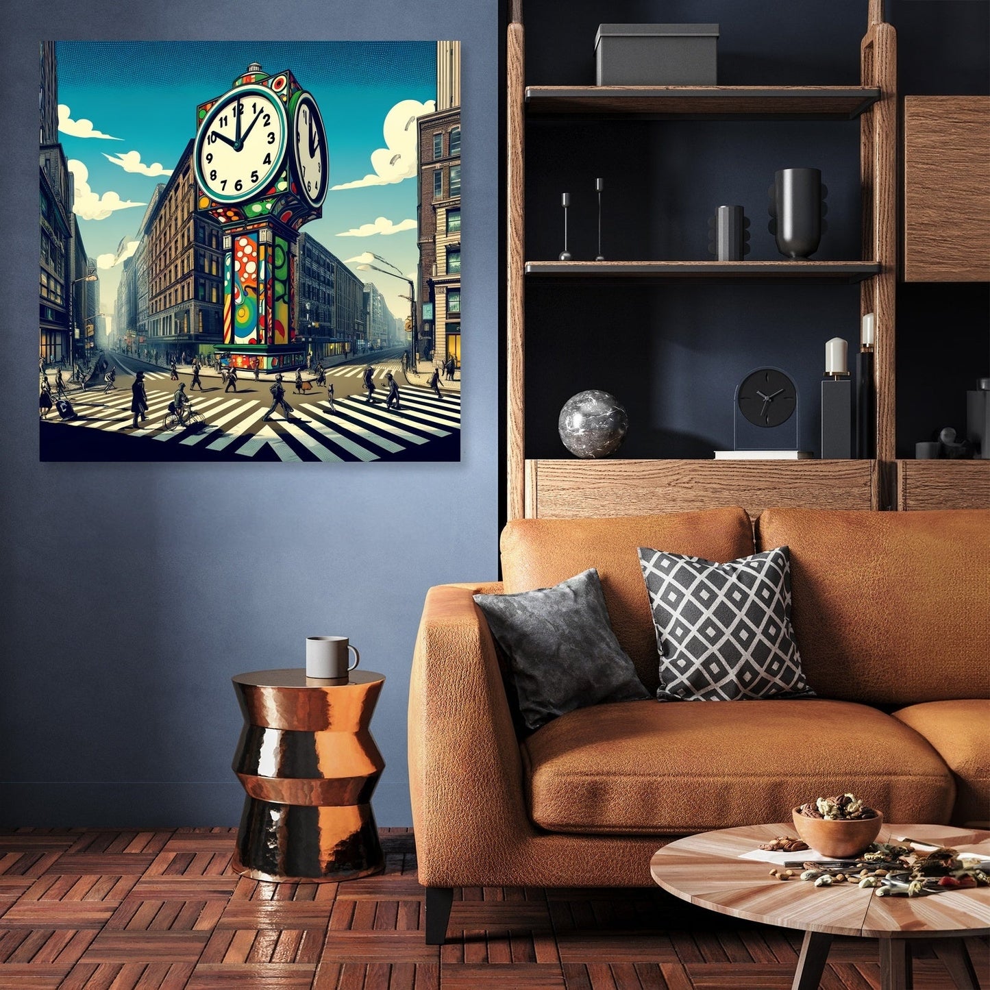 Time's Whimsy Avenue Canvas