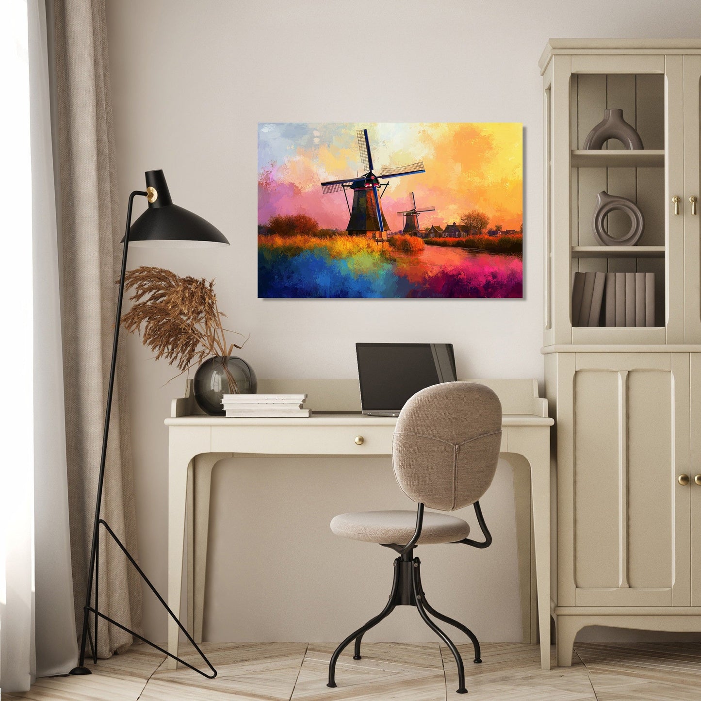 Windmill Whirl Canvas