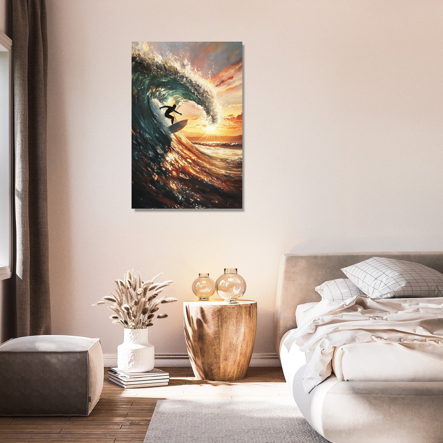 Surfer’s Sunset Canvas