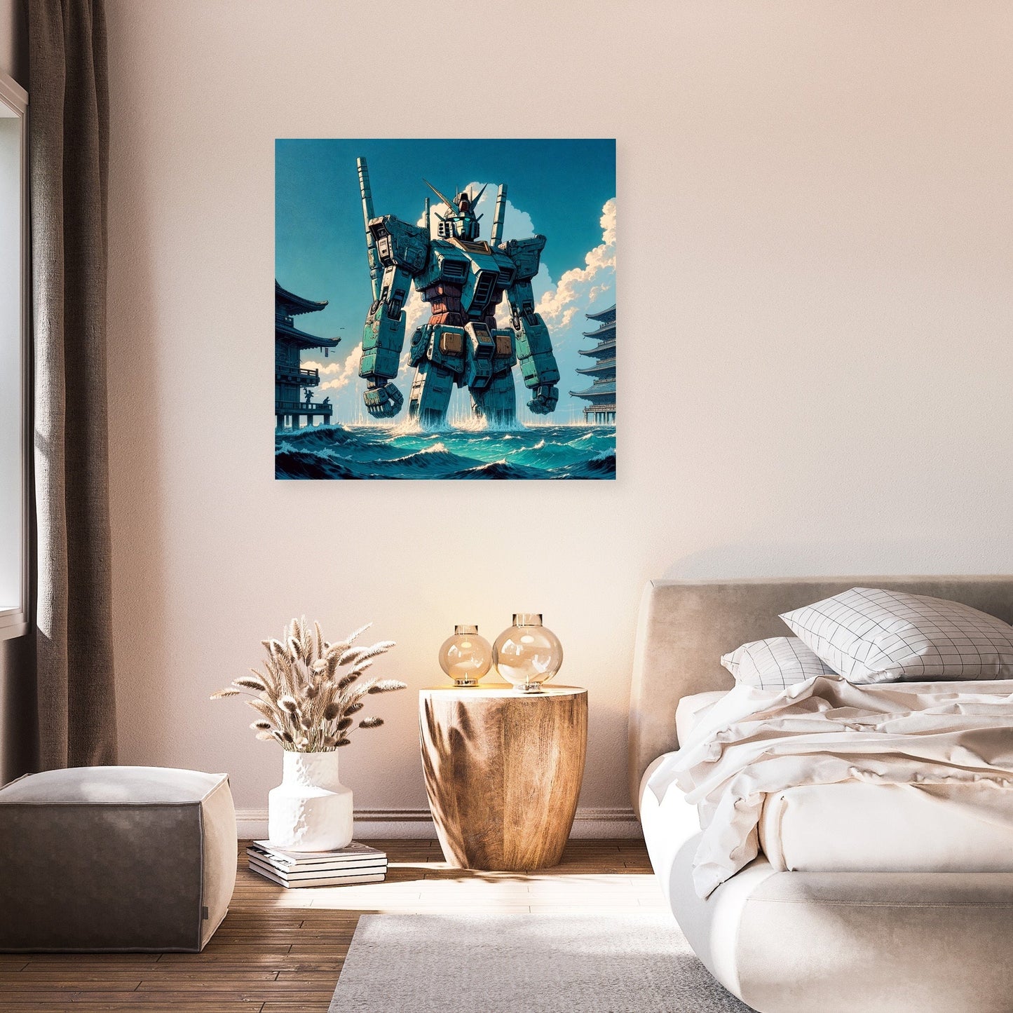 Ocean Mecha Guardian Canvas