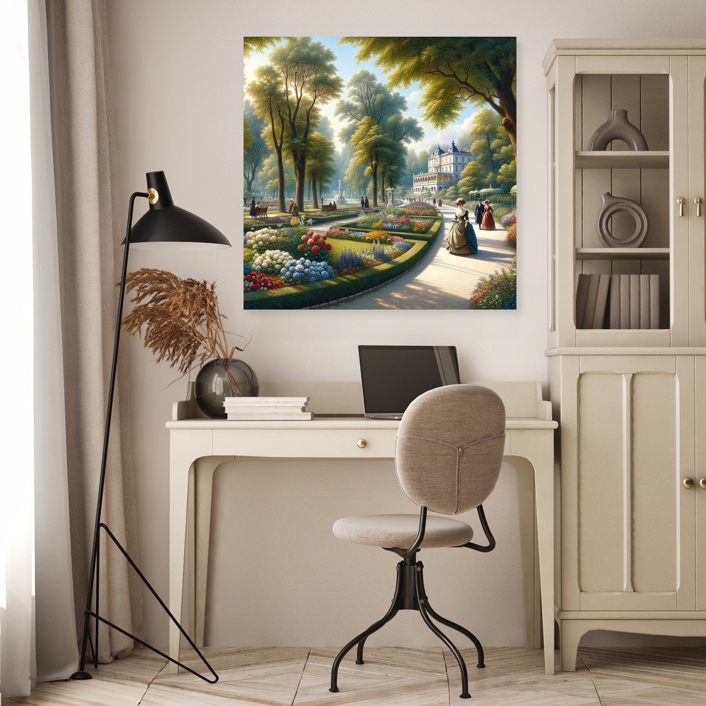 Springtime in Tivoli Park Canvas