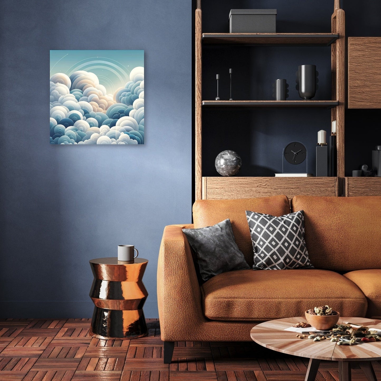Sky Geometry Tranquility Canvas