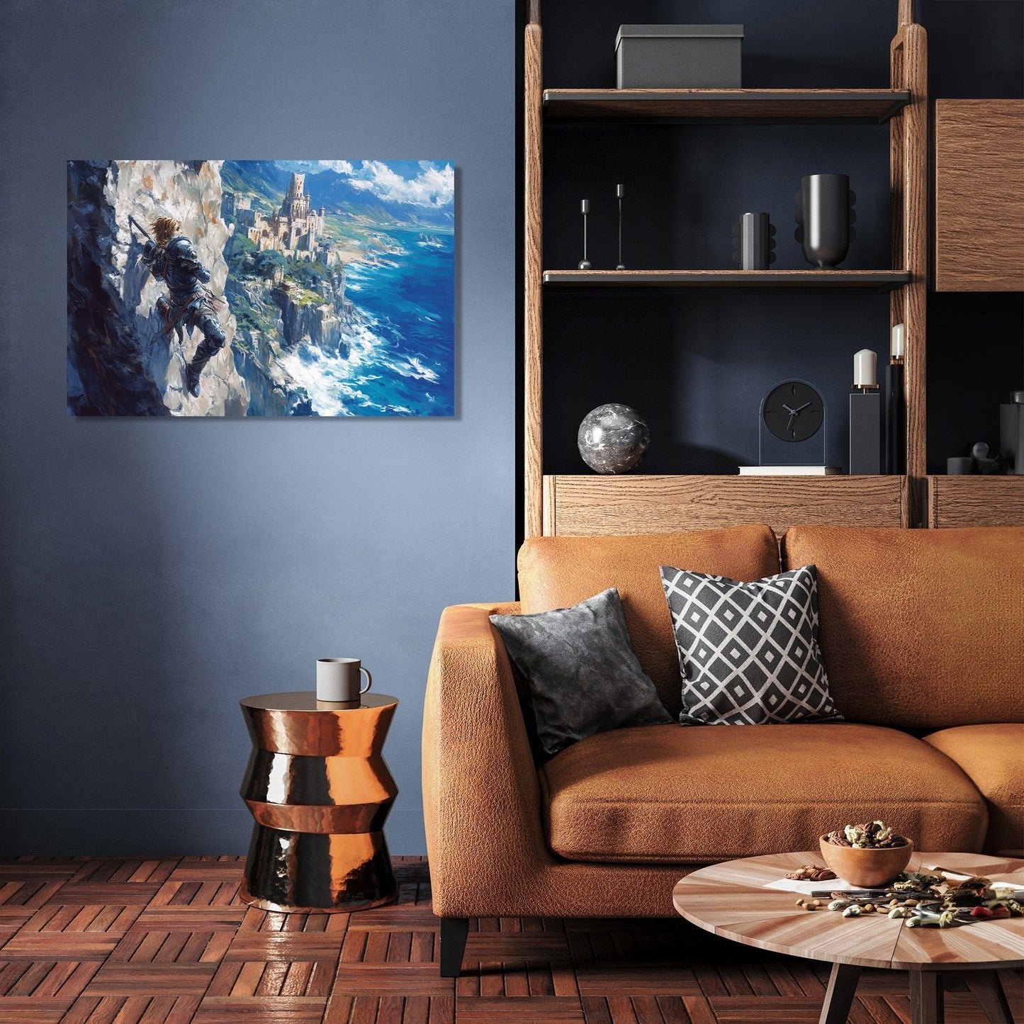 Hero's Ascent Temple Canvas