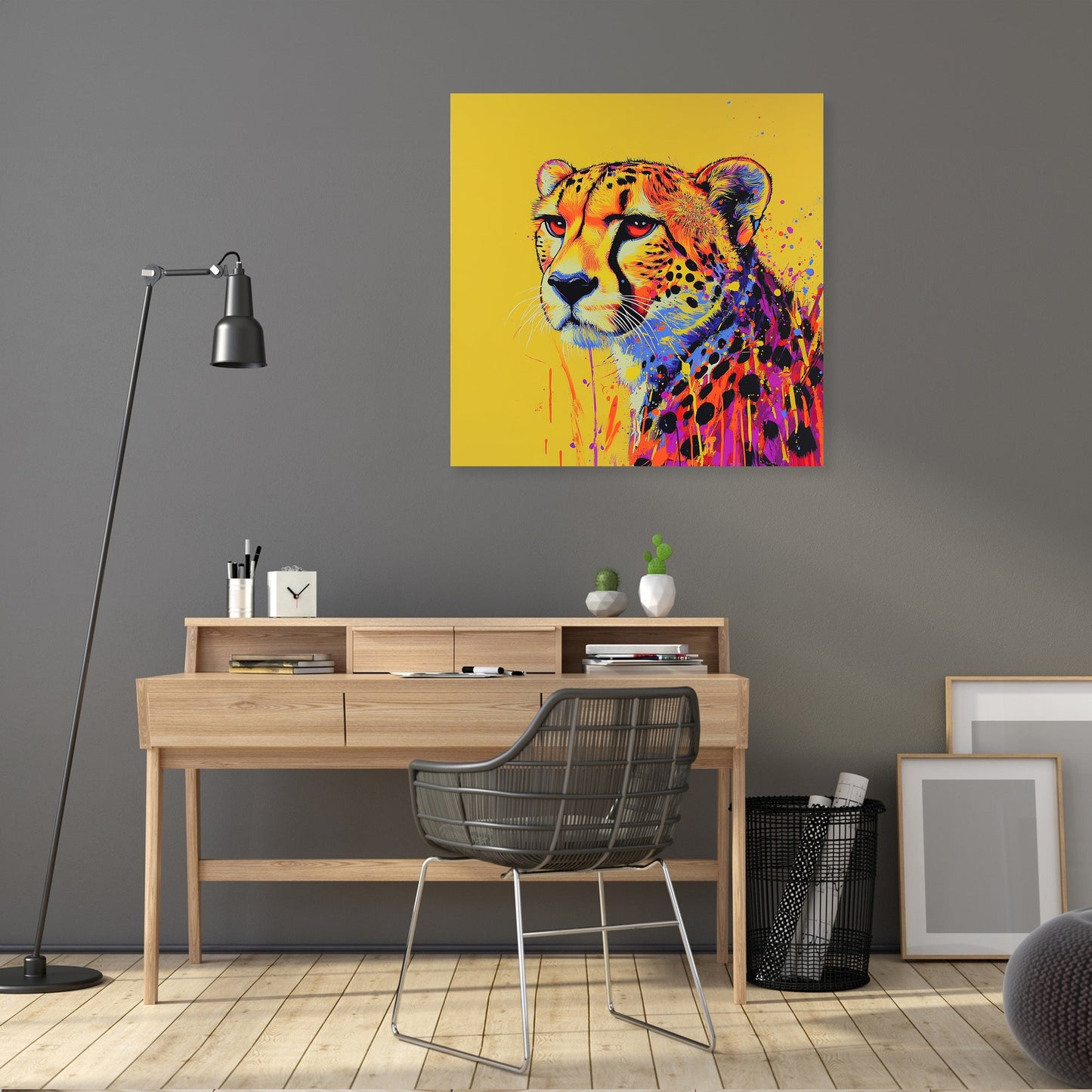 Cheetah Radiance Canvas