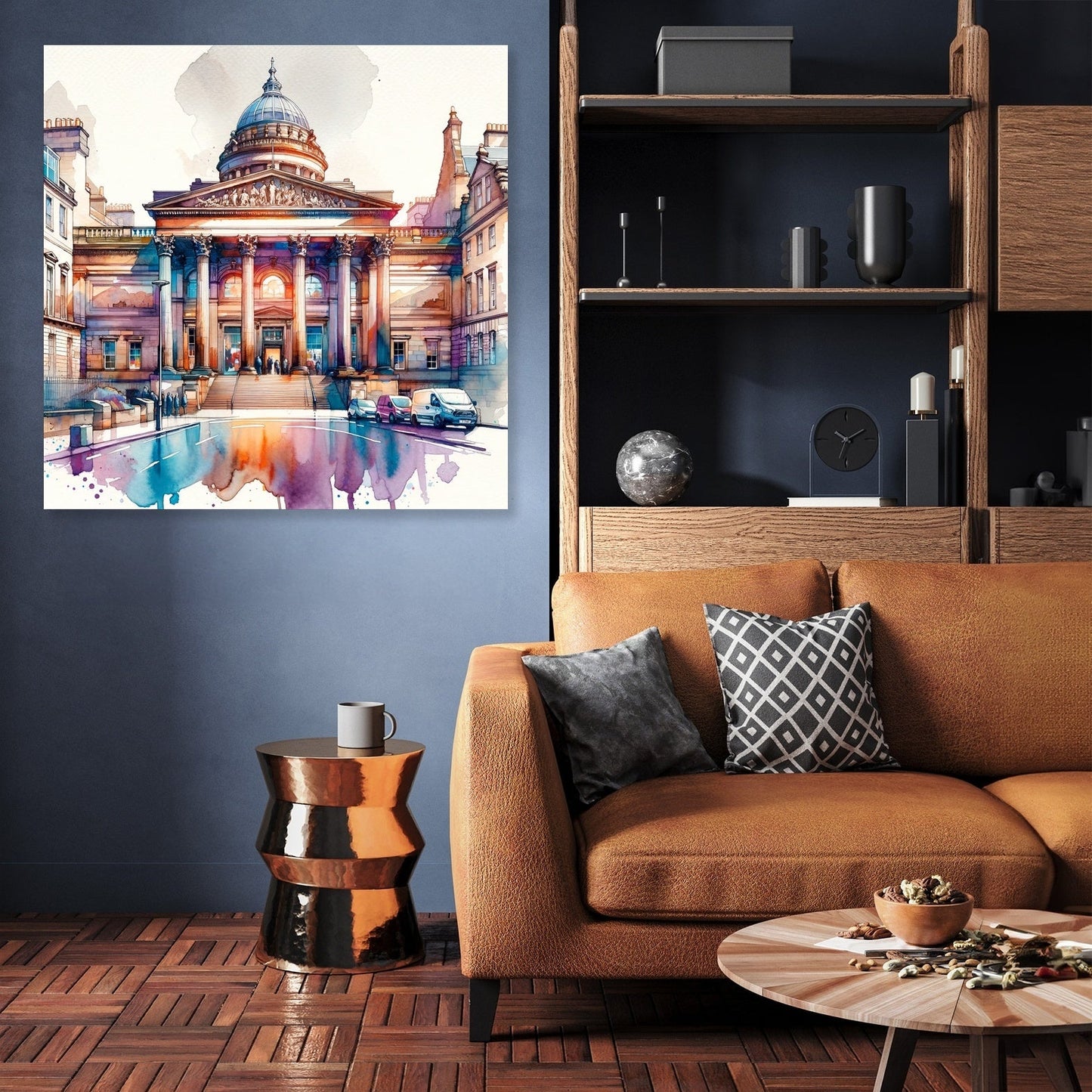 Edinburgh Walker Gallery Watercolor Essence Canvas