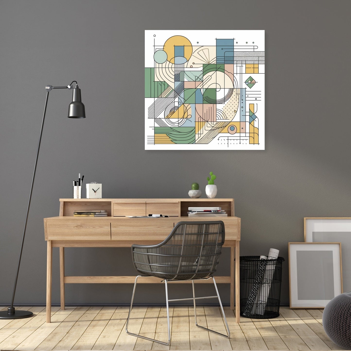Harmonious Shapes Canvas
