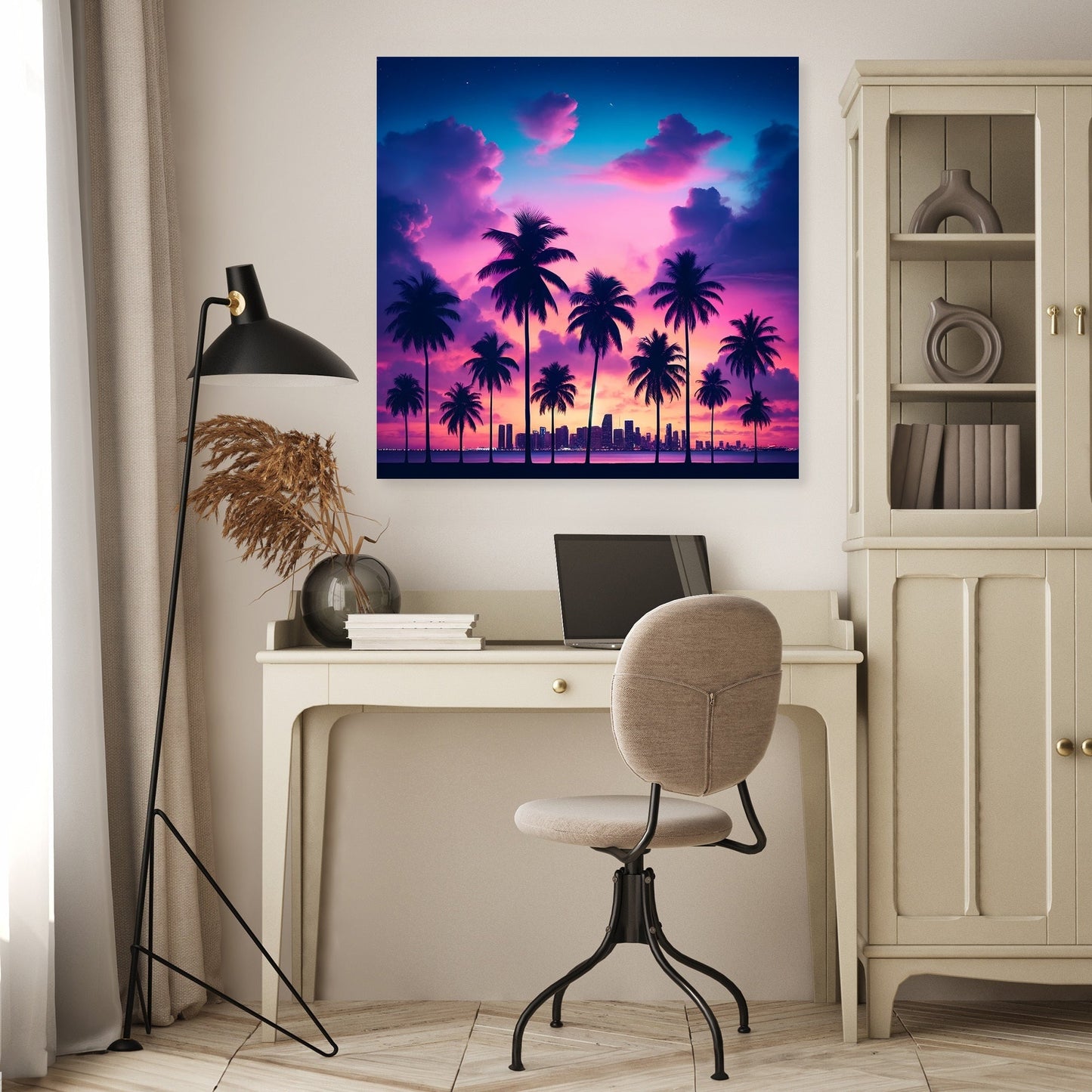 Miami Twilight Canvas
