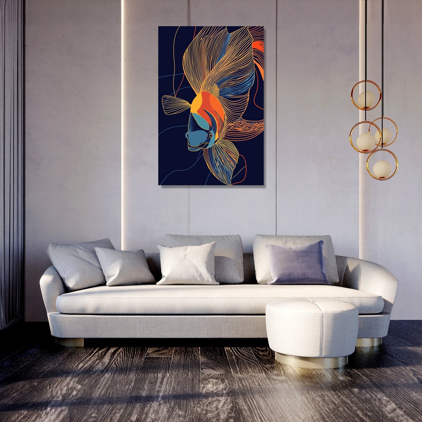 Tropical Fish Symphony Canvas