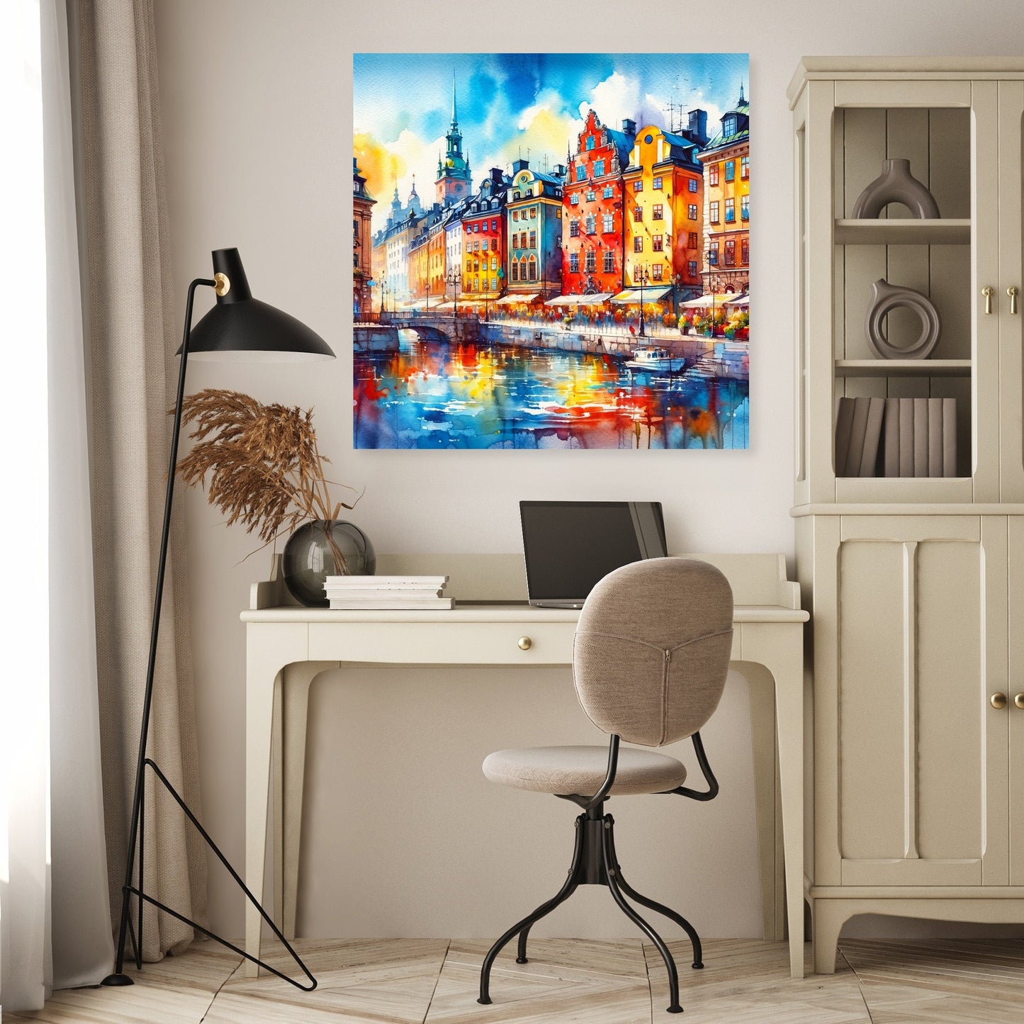Stockholm Historic Hues Canvas