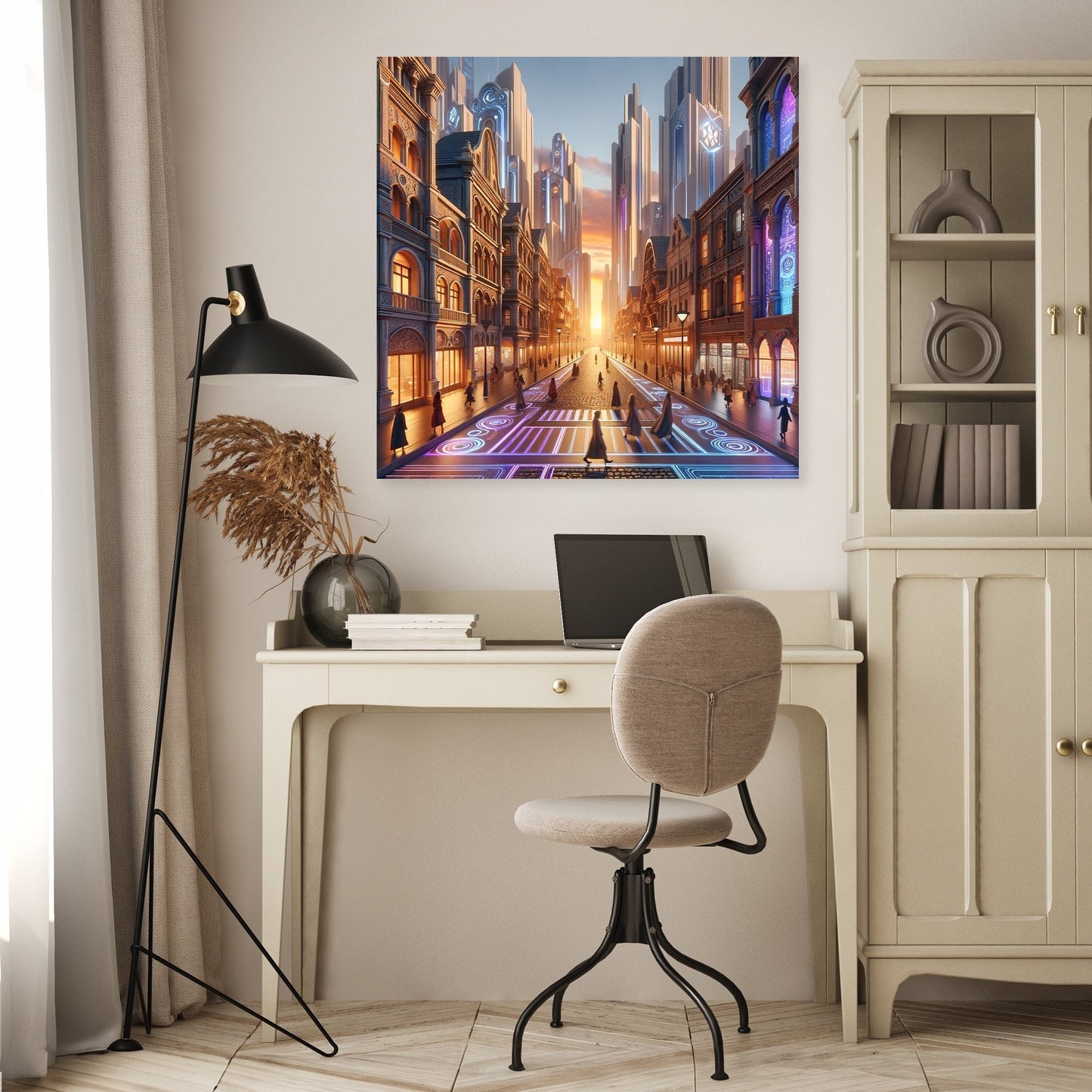 Dusk Fusion Boulevard Canvas