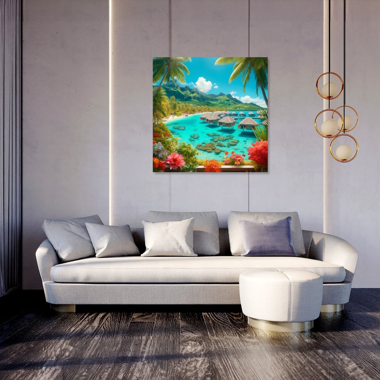 Bora Bora Paradise Canvas