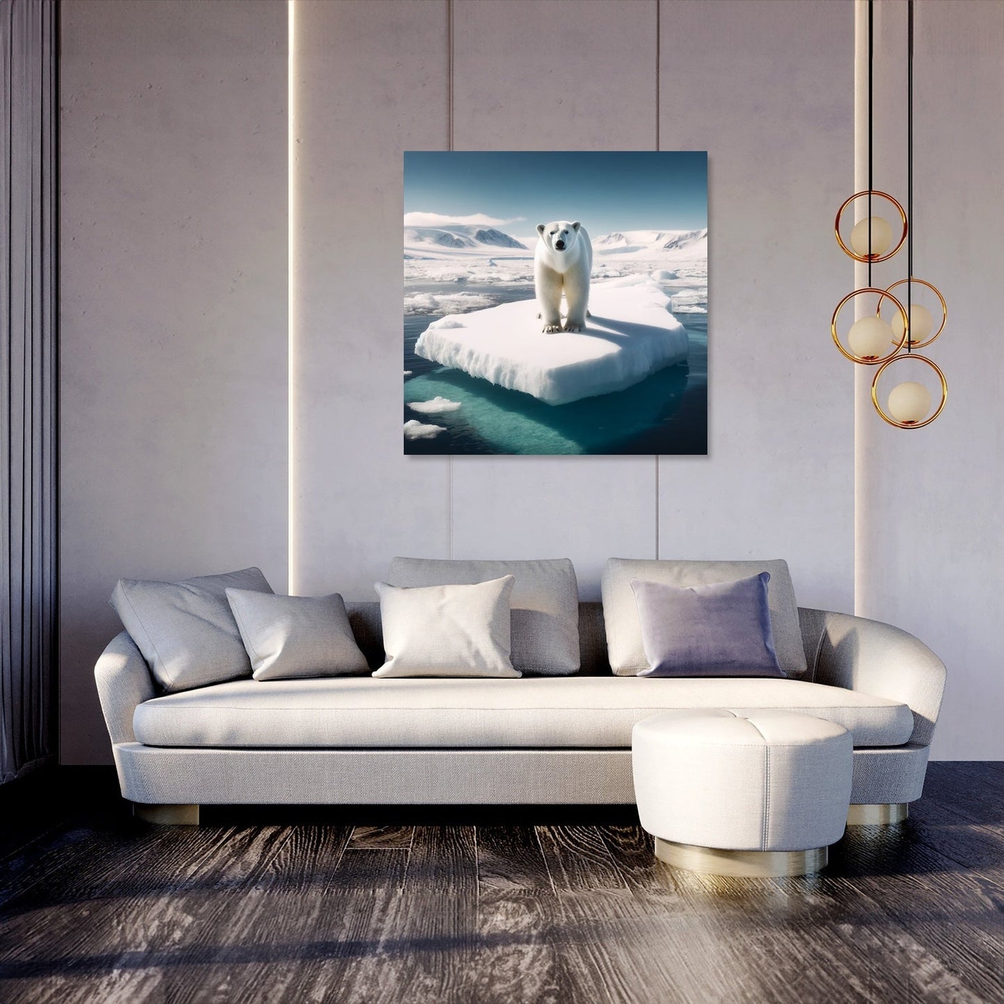 Polar Bear Sovereign Canvas