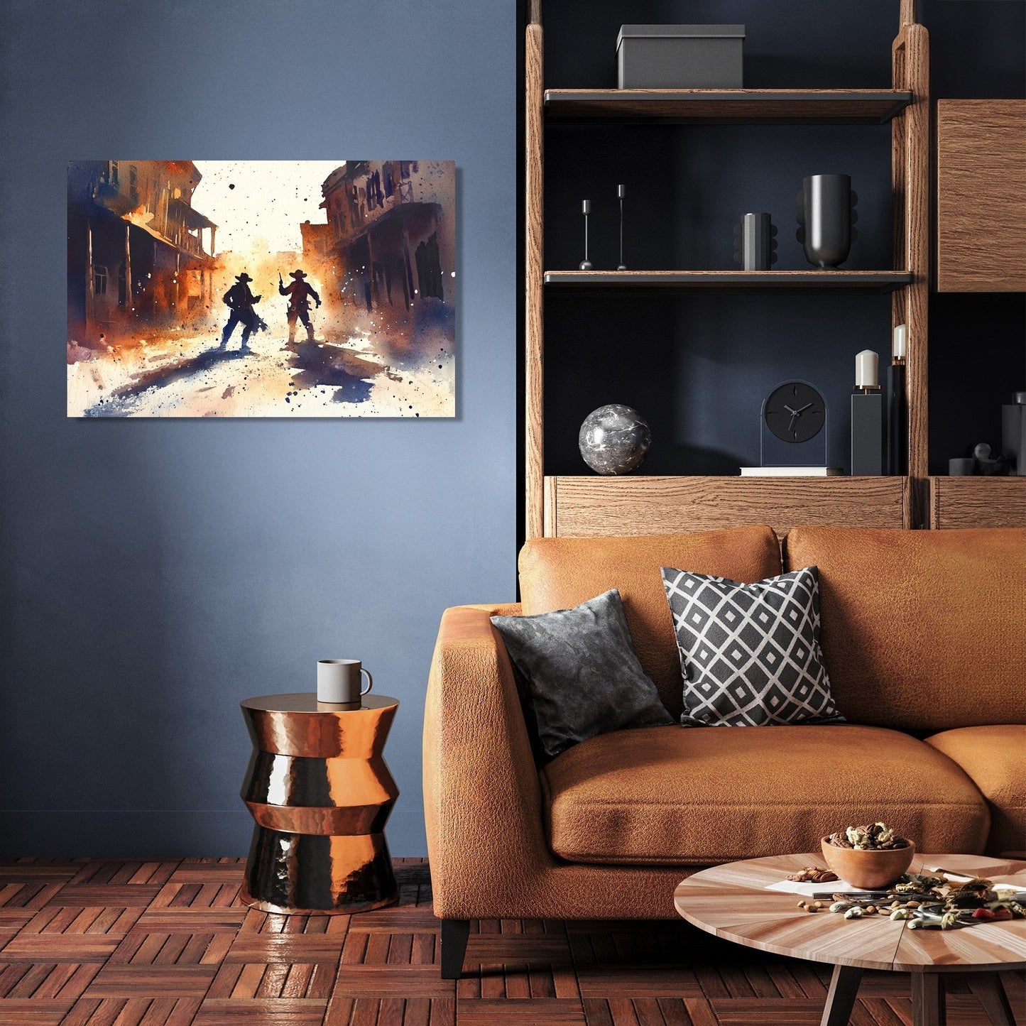 Outlaws at High Noon Canvas
