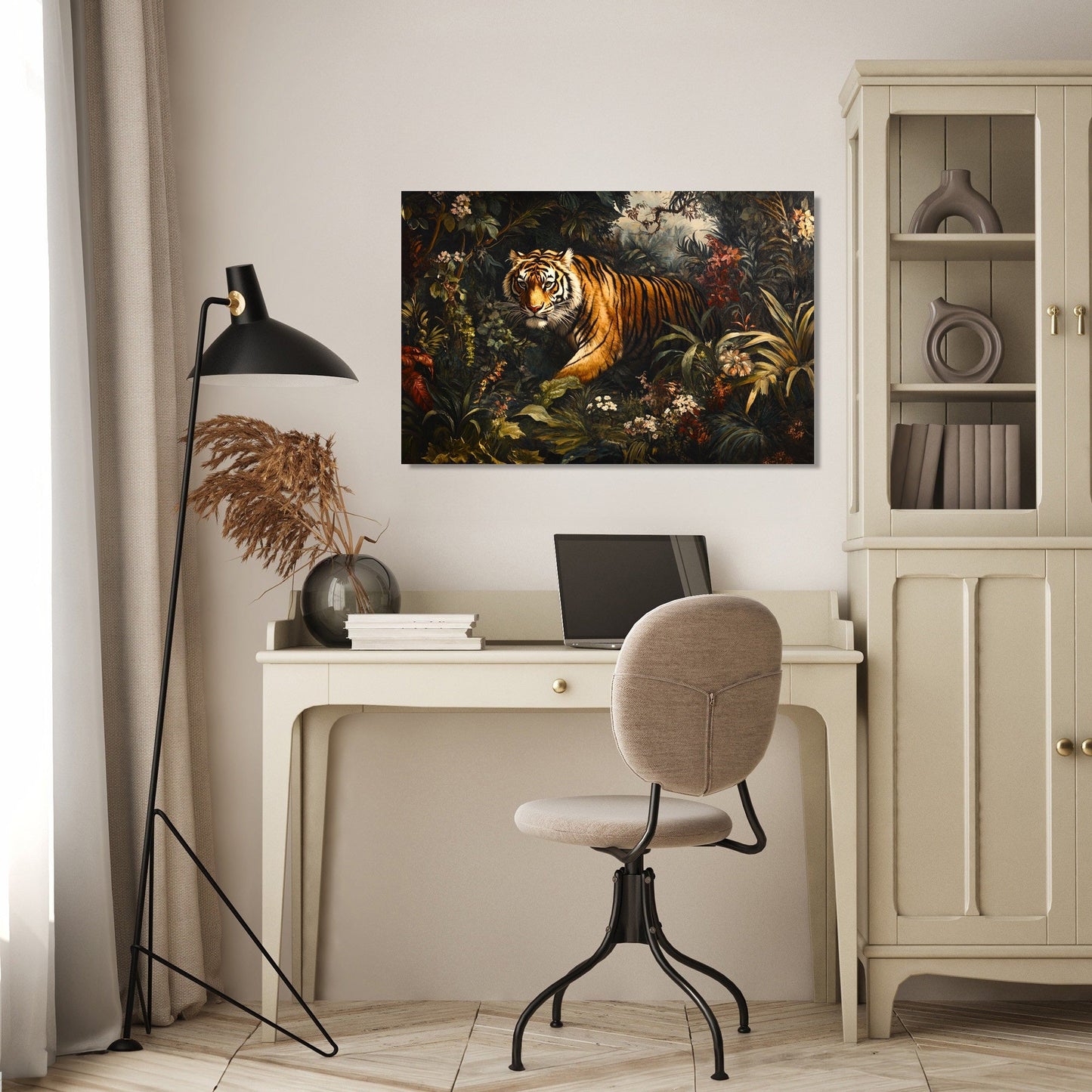 Tiger's Lethal Gaze Canvas