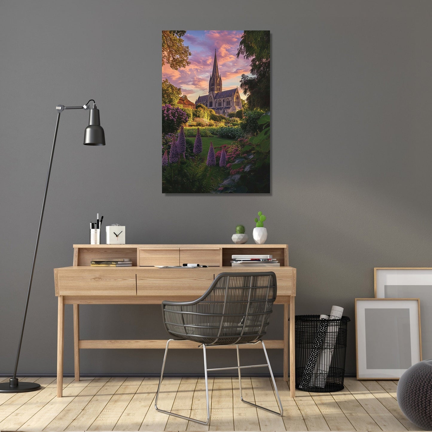 Salisbury Cathedral Twilight Canvas