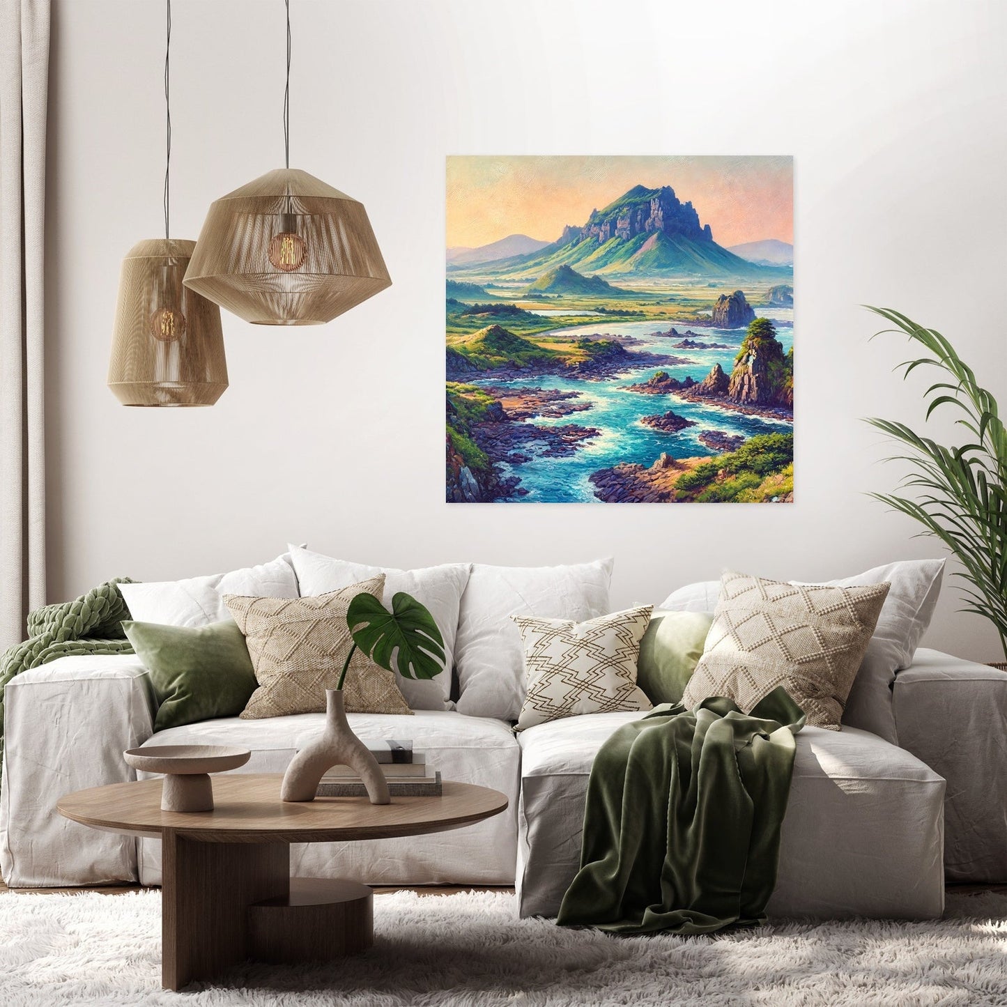 Jeju Island Beauty Canvas