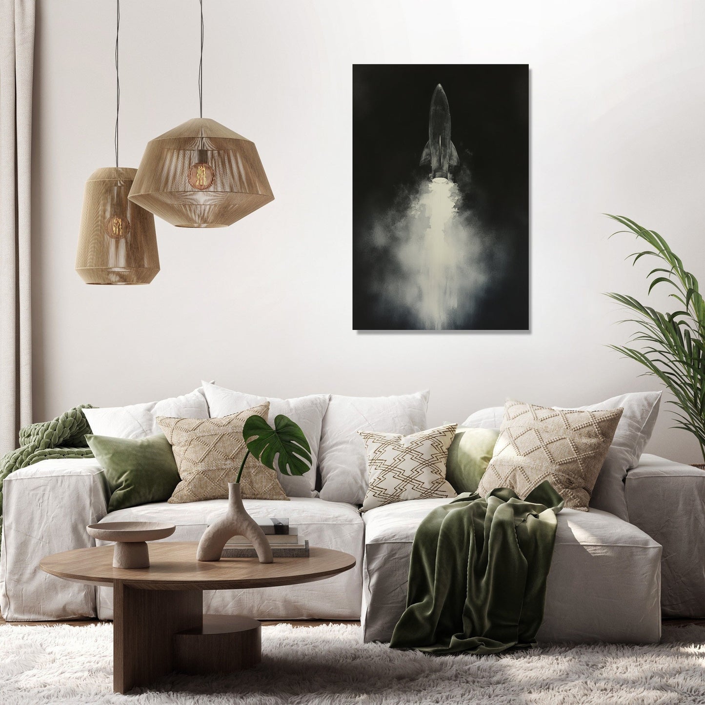 Launching Rocket Canvas