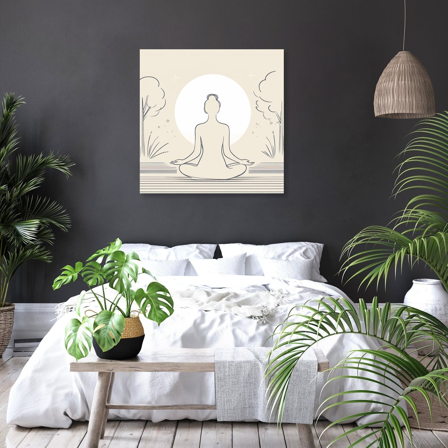 Serene Meditation Canvas