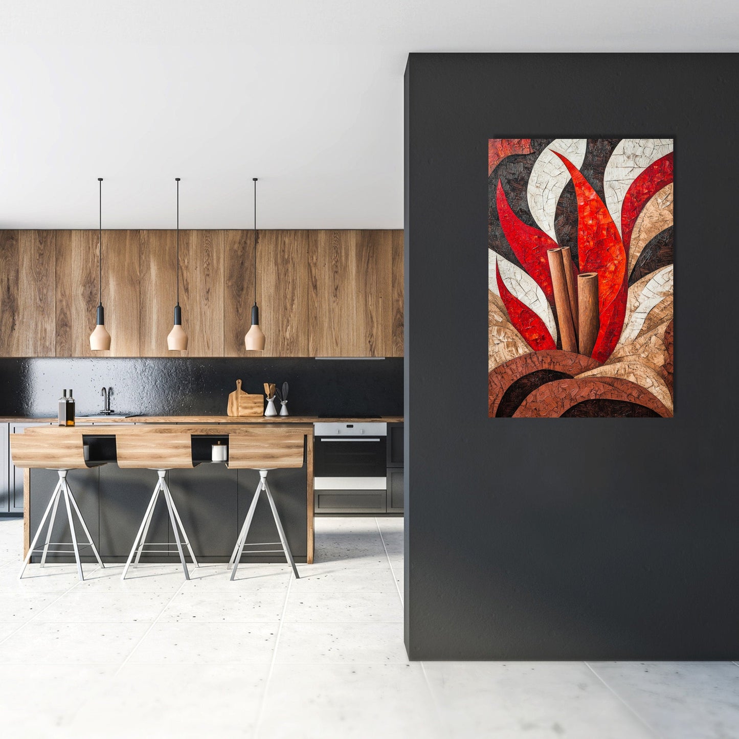 Geometric Spice Canvas