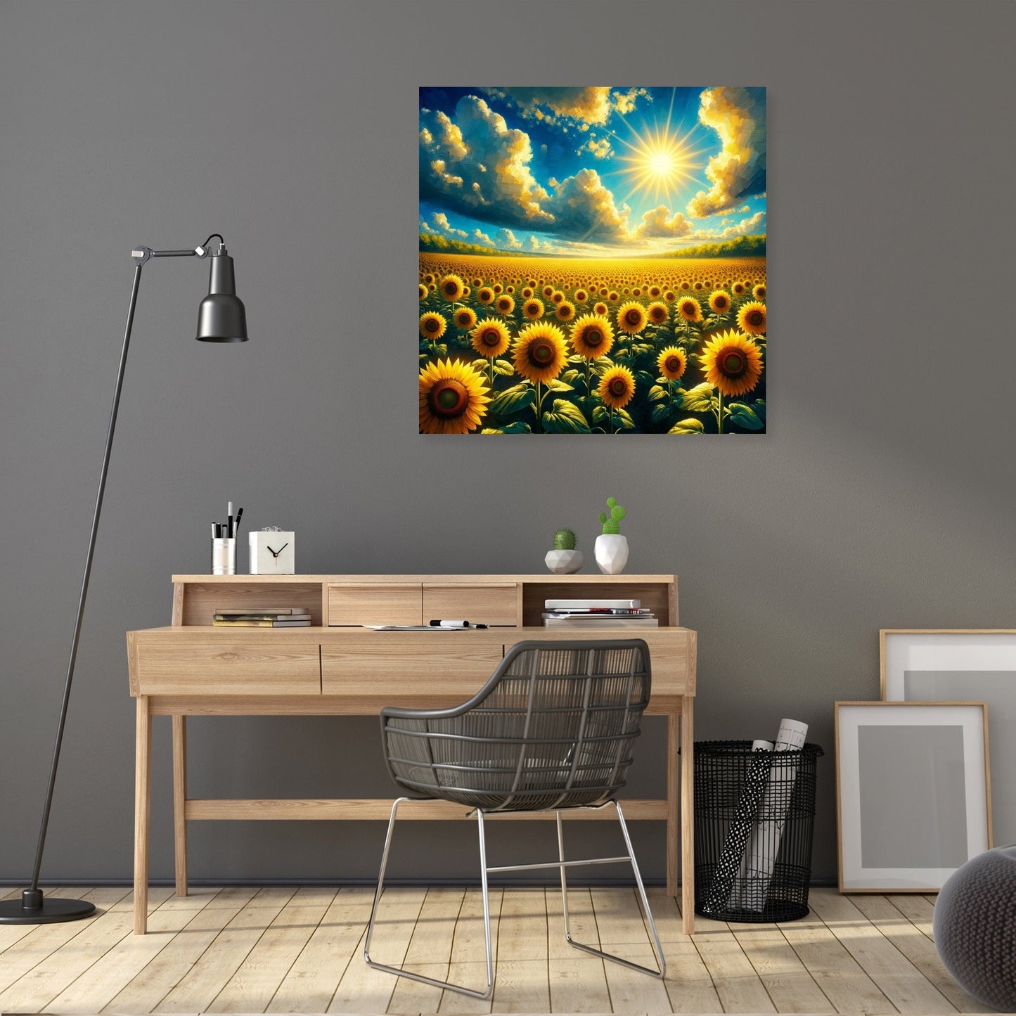 Vibrant Sunflower Glory Canvas