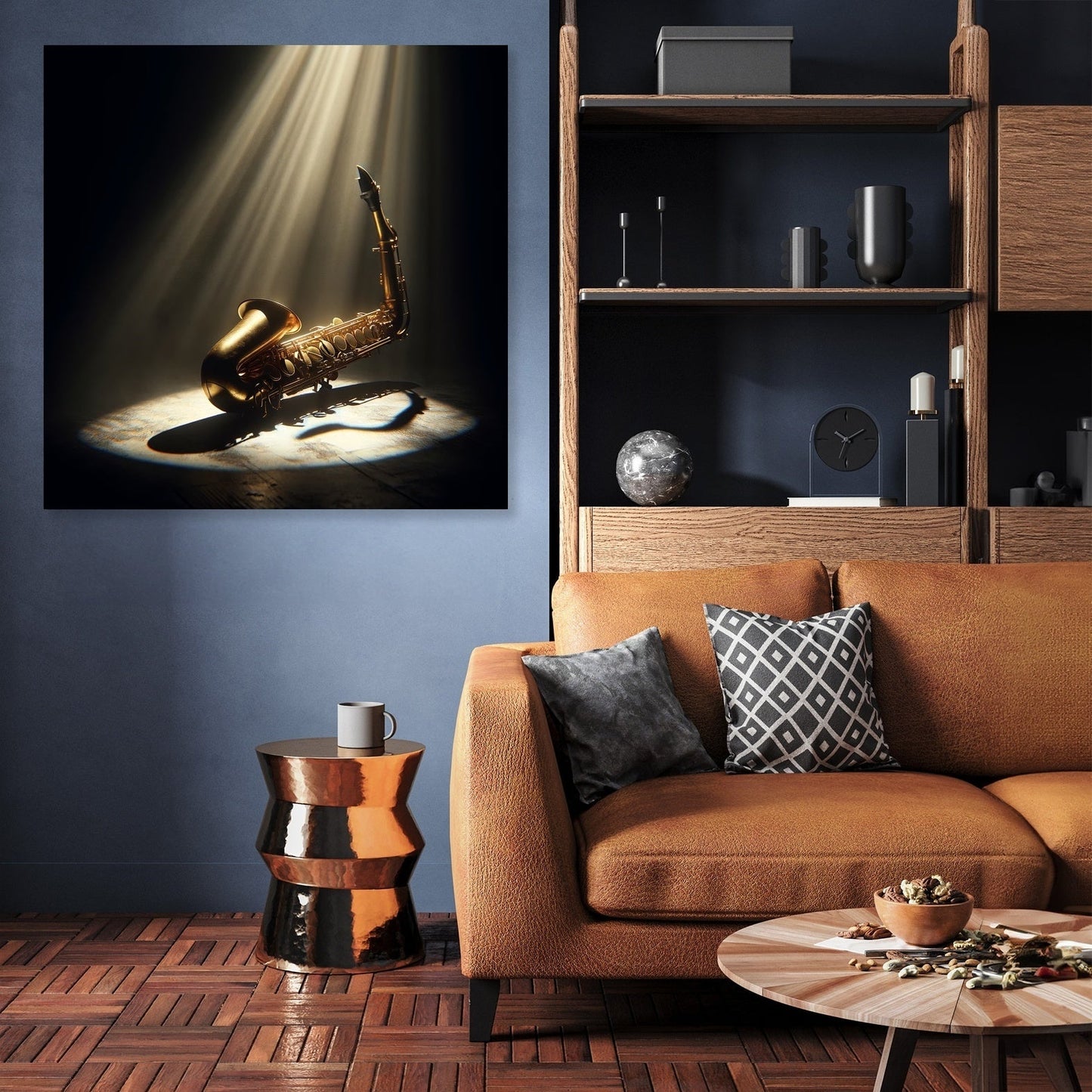 Solo Saxophone Canvas