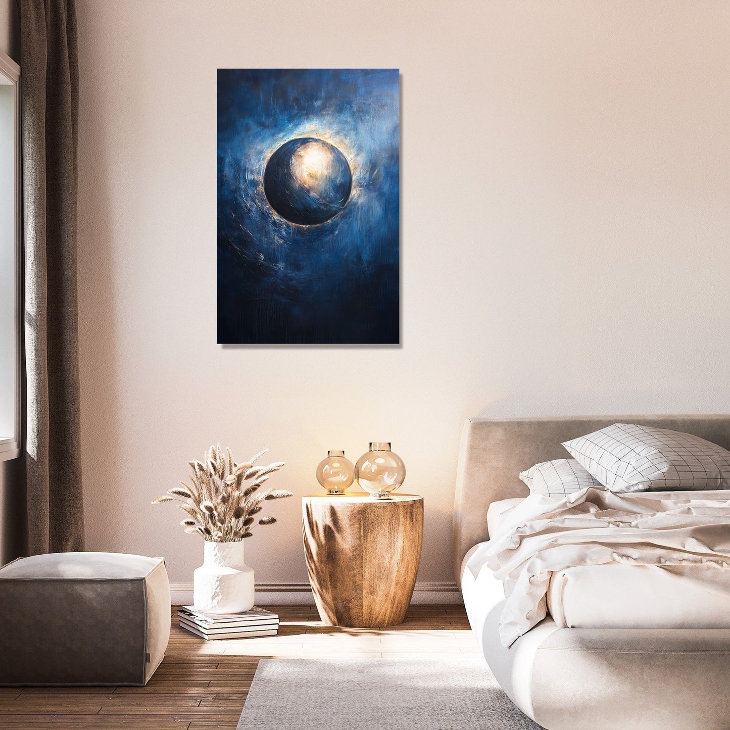 Celestial Whisper Eclipse Canvas