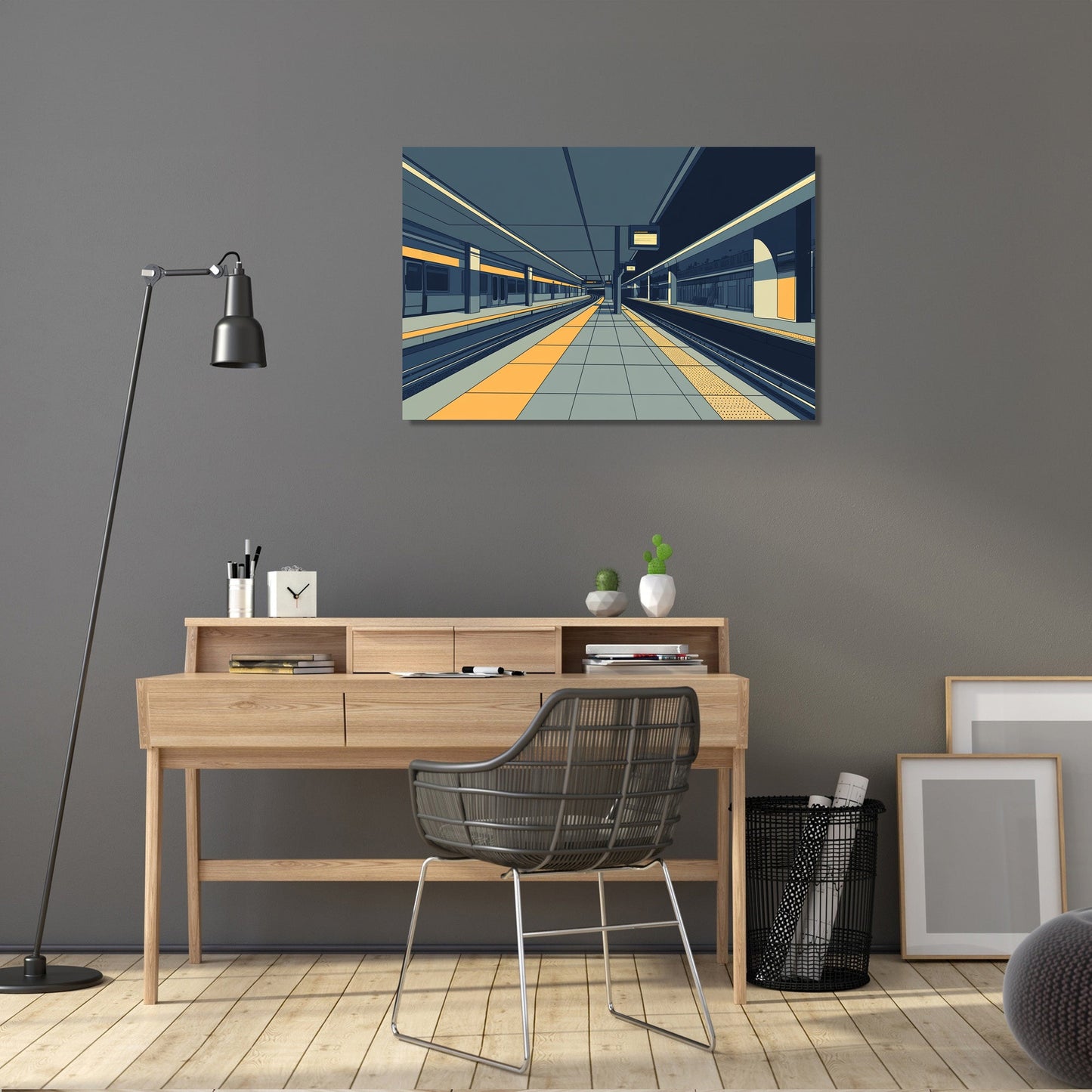 Underground Station Canvas