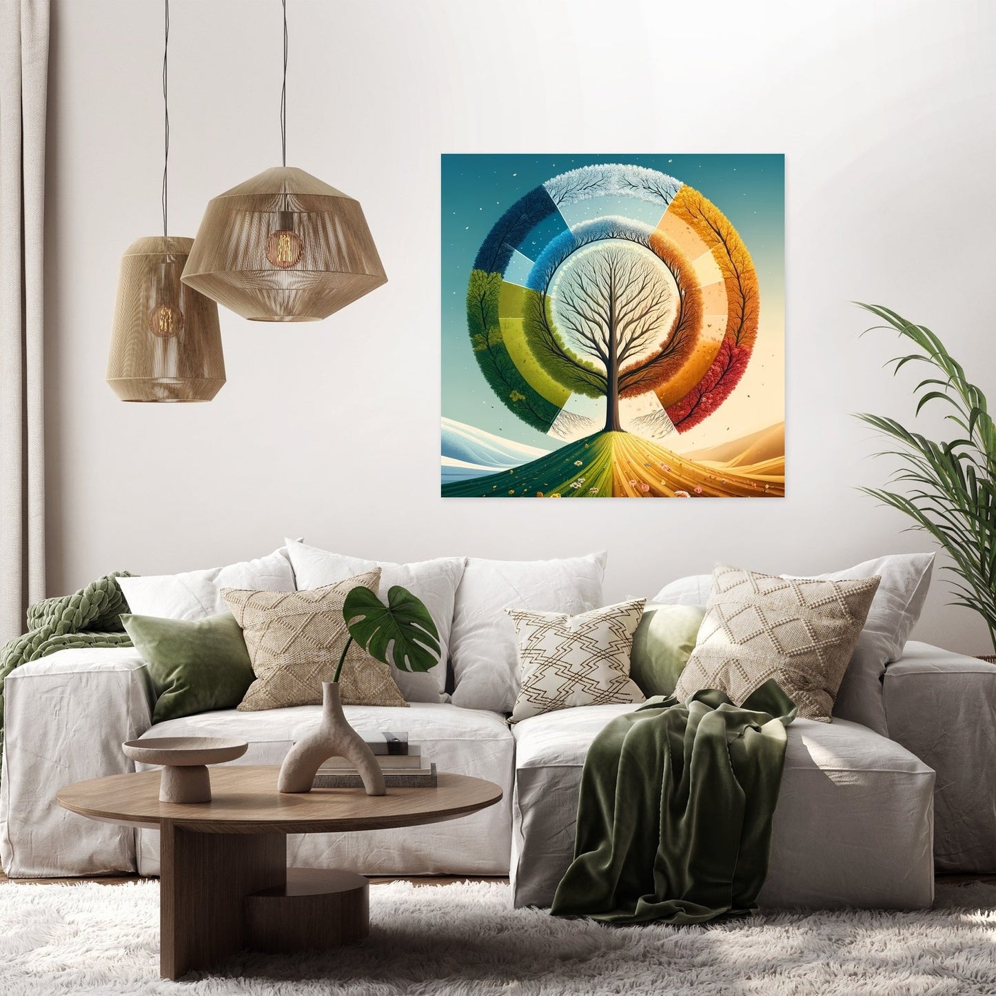 Cycle of Seasons Canvas