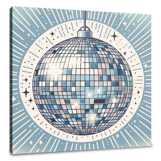 Nostalgic Disco Canvas