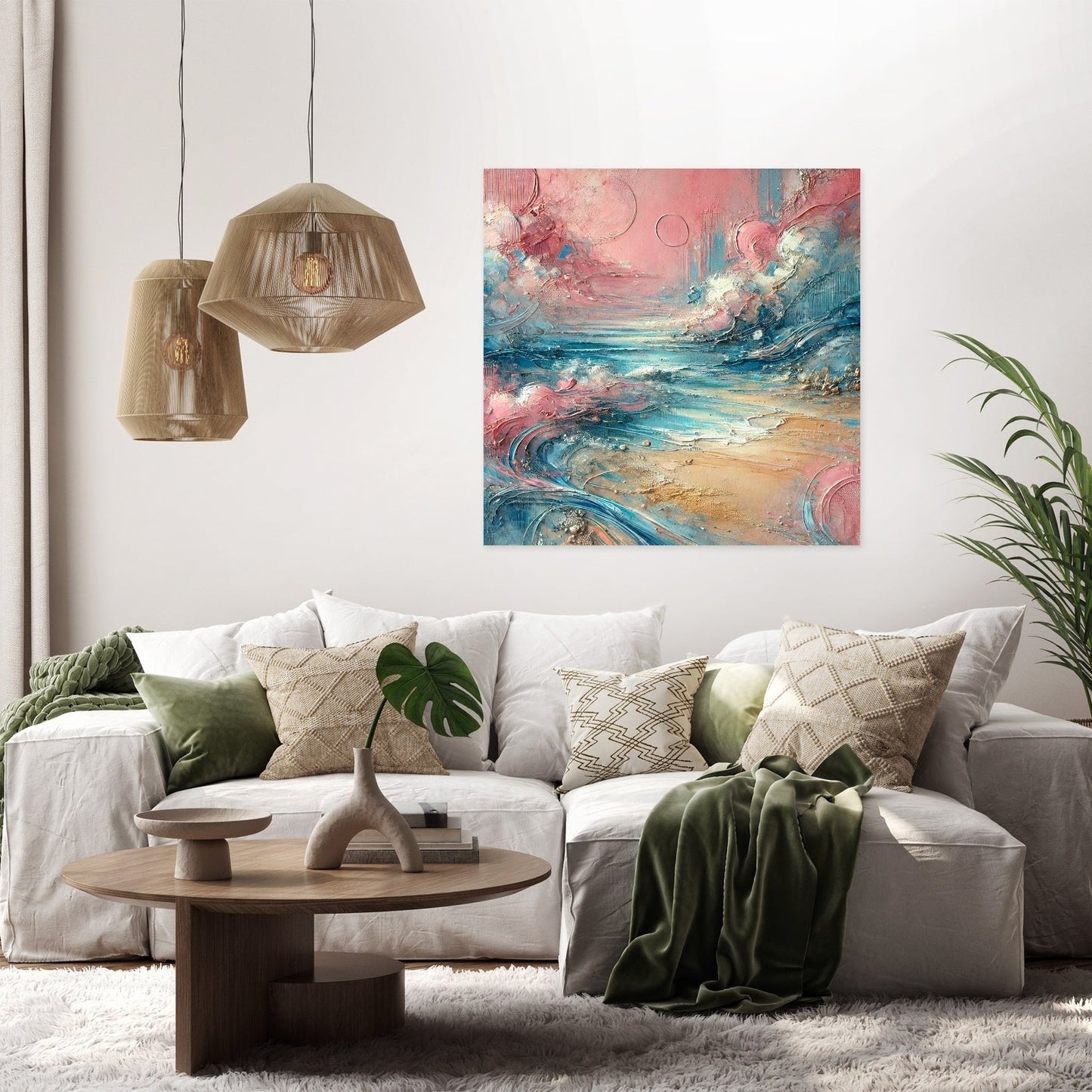 Serene Beach Dreams Canvas