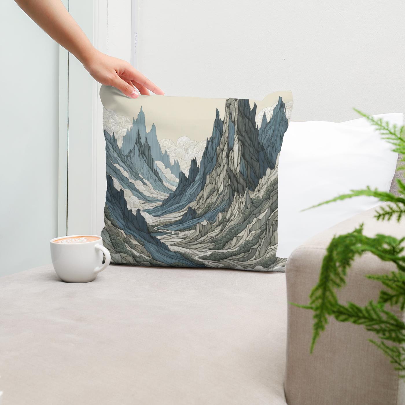 Majestic Peaks Enigma Cotton Cushion