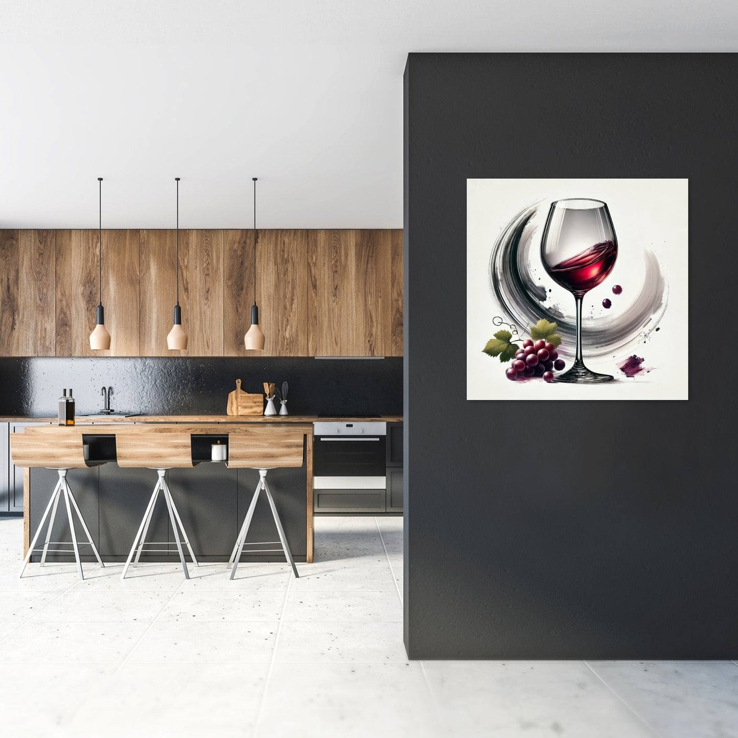 Wine Art Sophistication Canvas