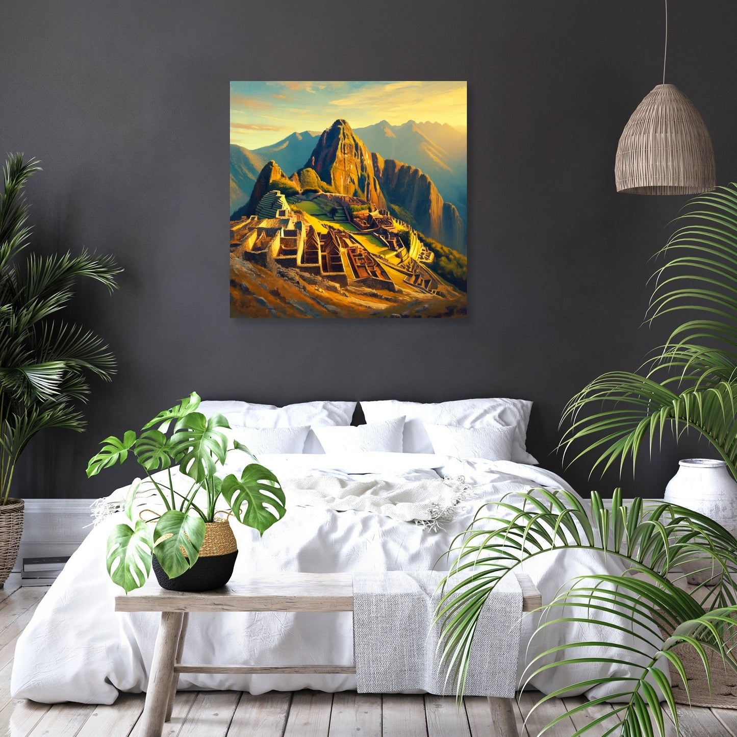 Machu Picchu Sunrise Canvas