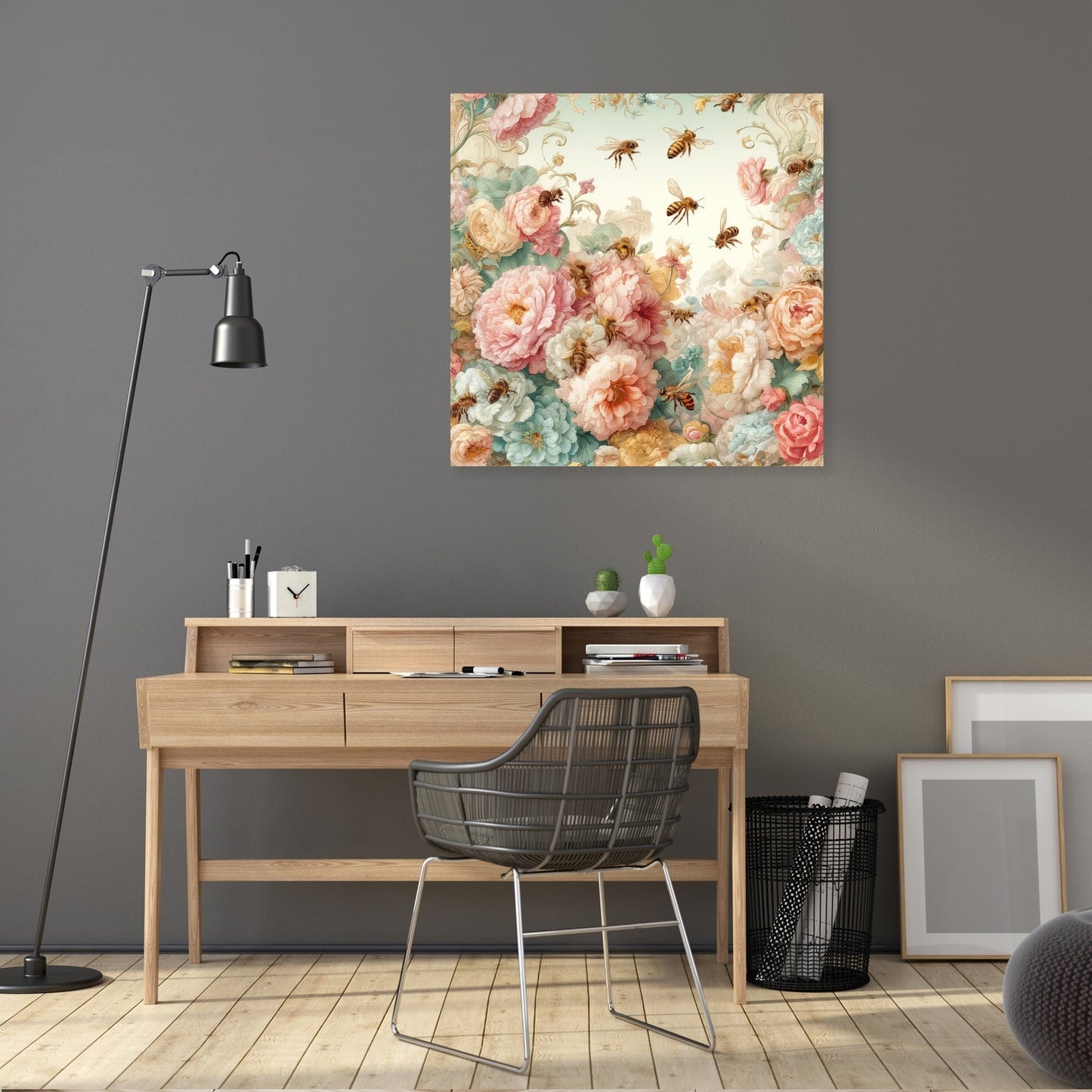 Victorian Bee Garden Canvas