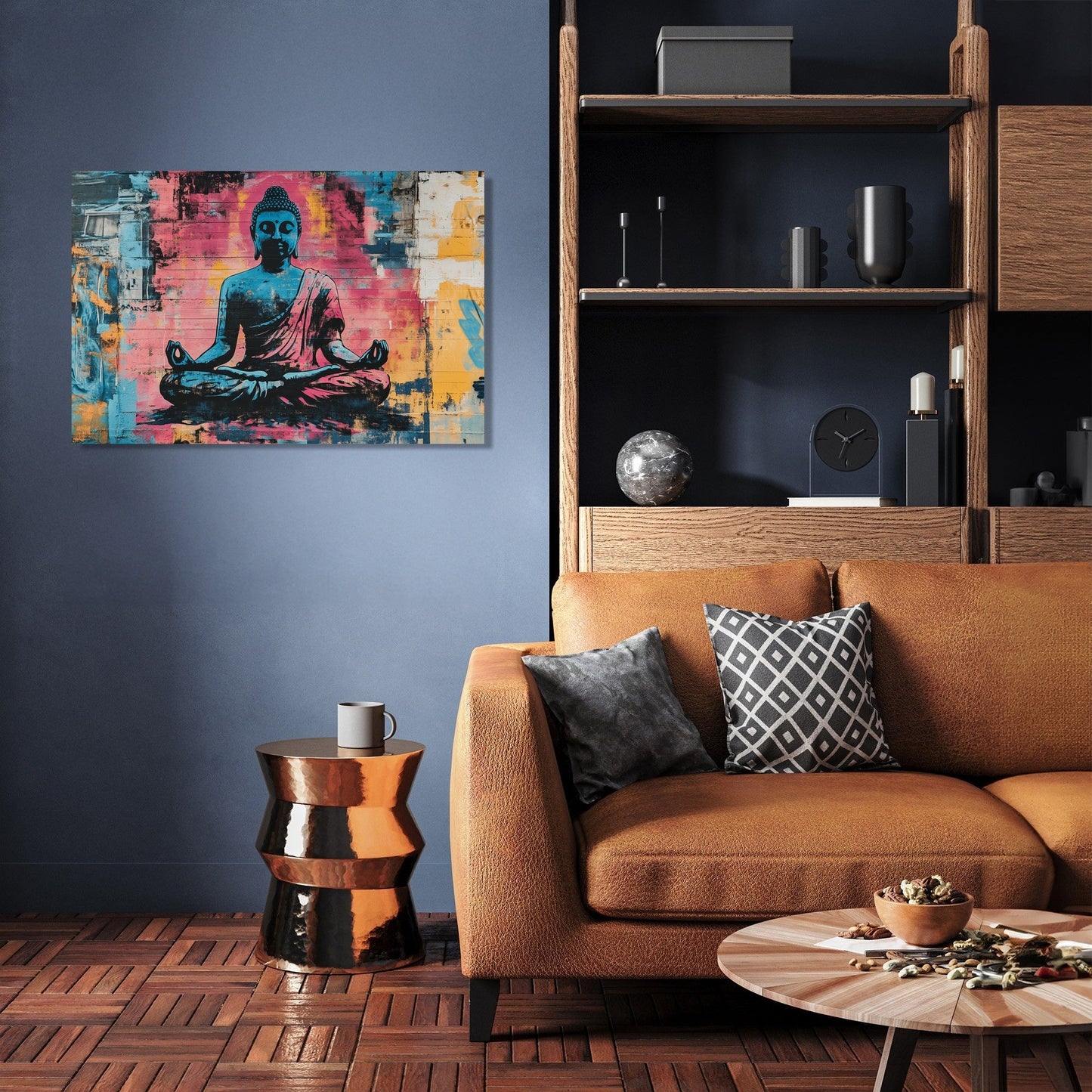 Meditation Graffiti Canvas