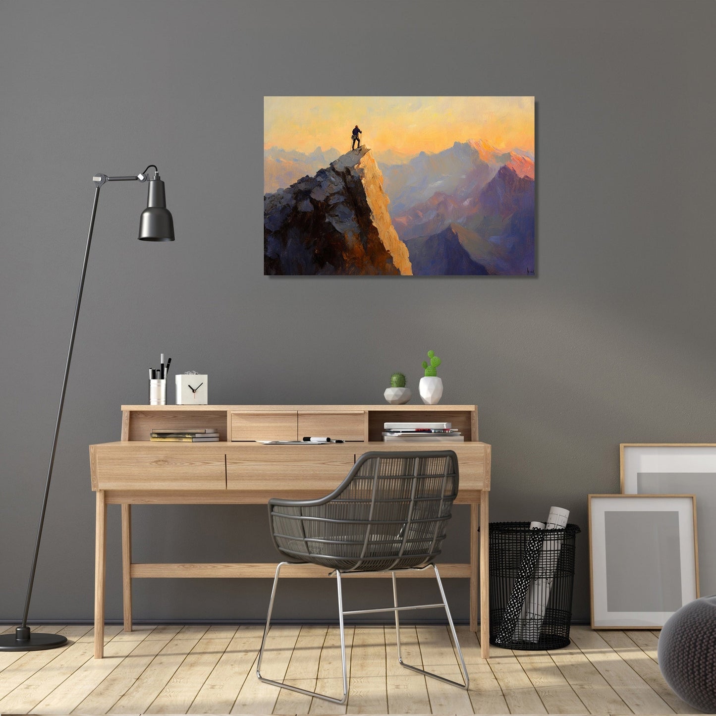 Courageous Ascent Canvas