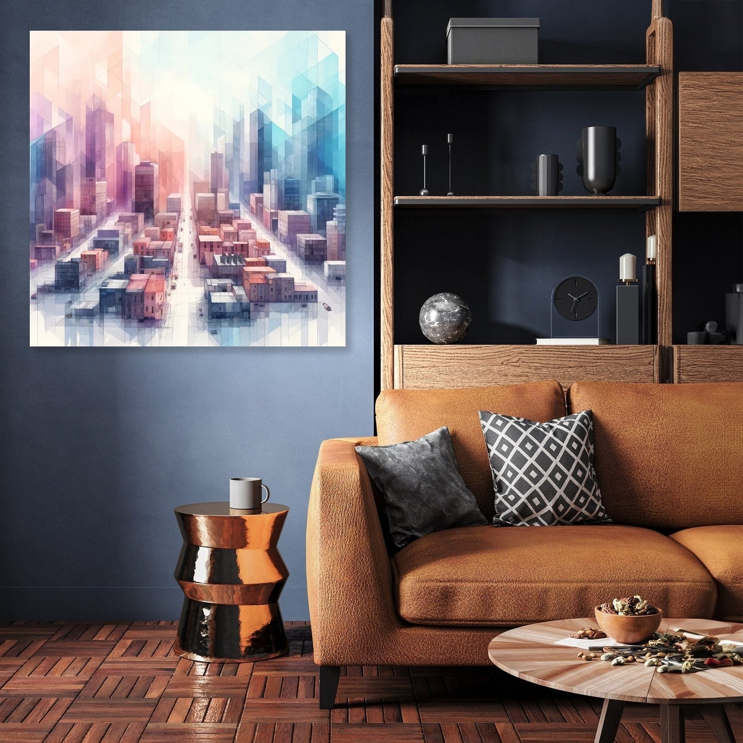 Dreamy Cityscape Canvas