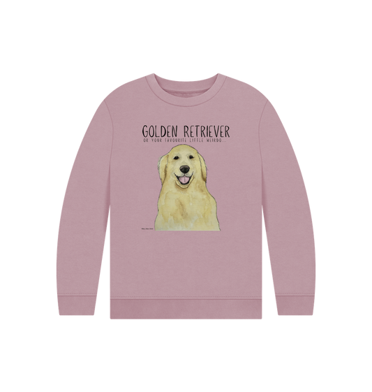 Golden Retriever Kids' Sweatshirt: For Little Weirdos with Big Hearts