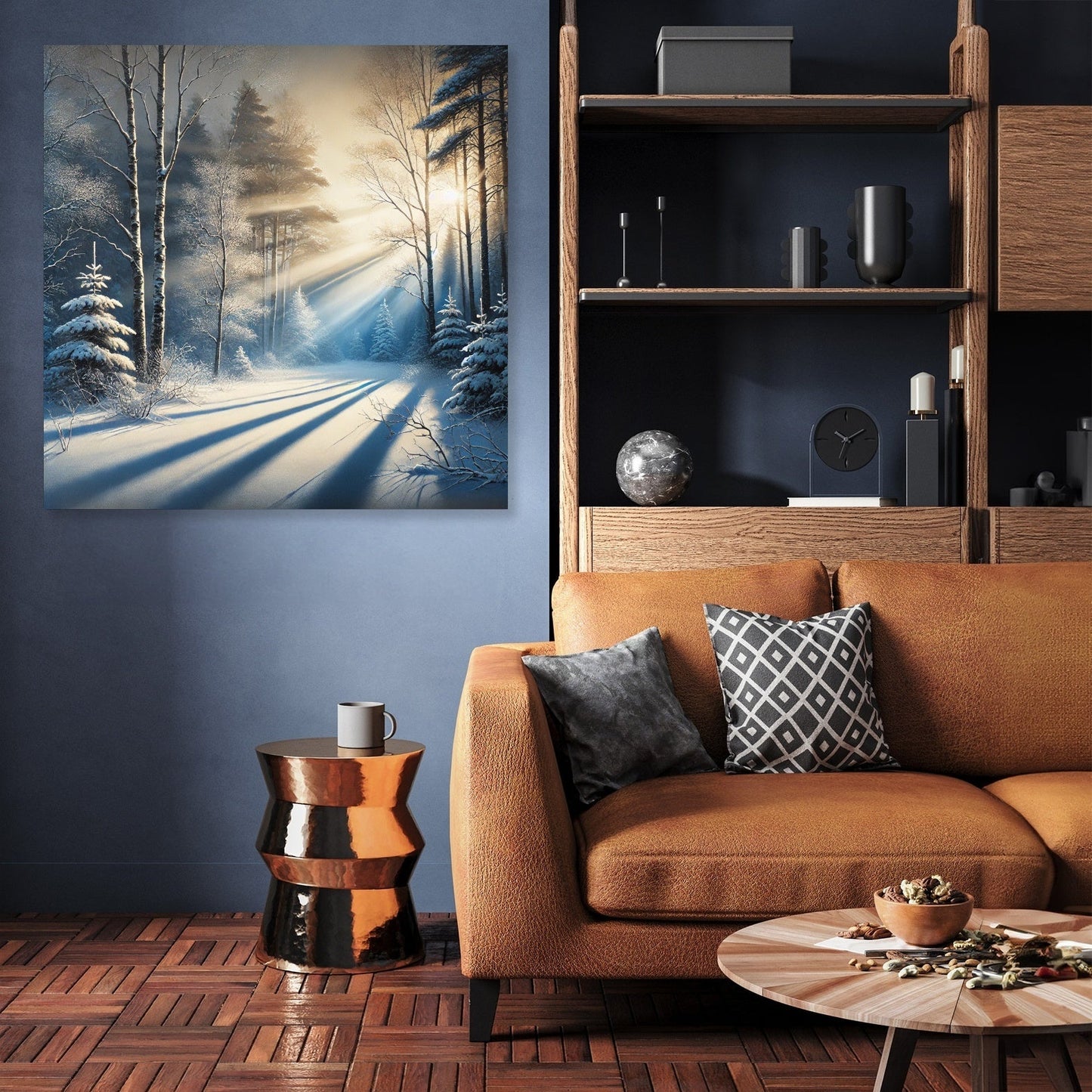 Winter's First Light Canvas