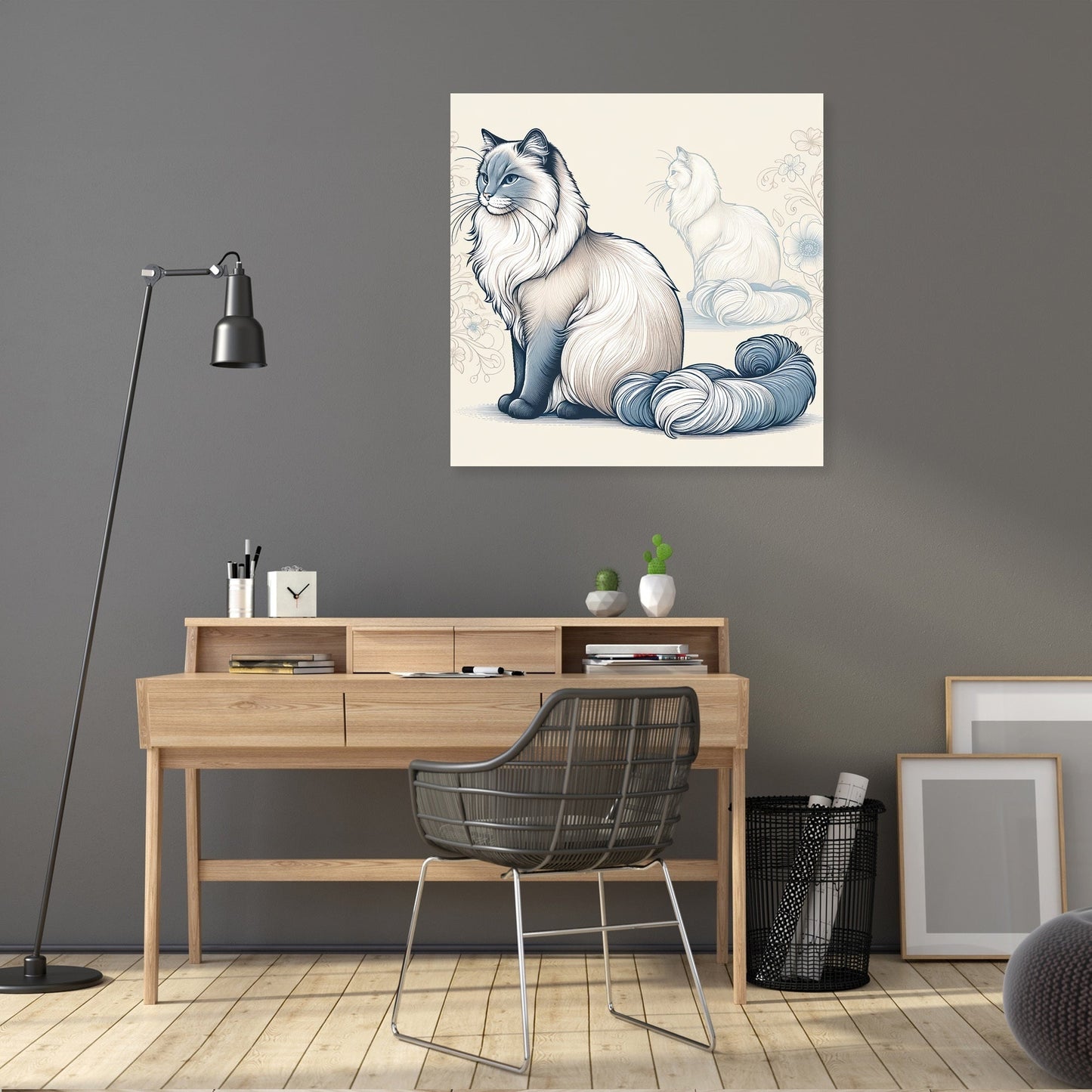 Graceful Feline Canvas