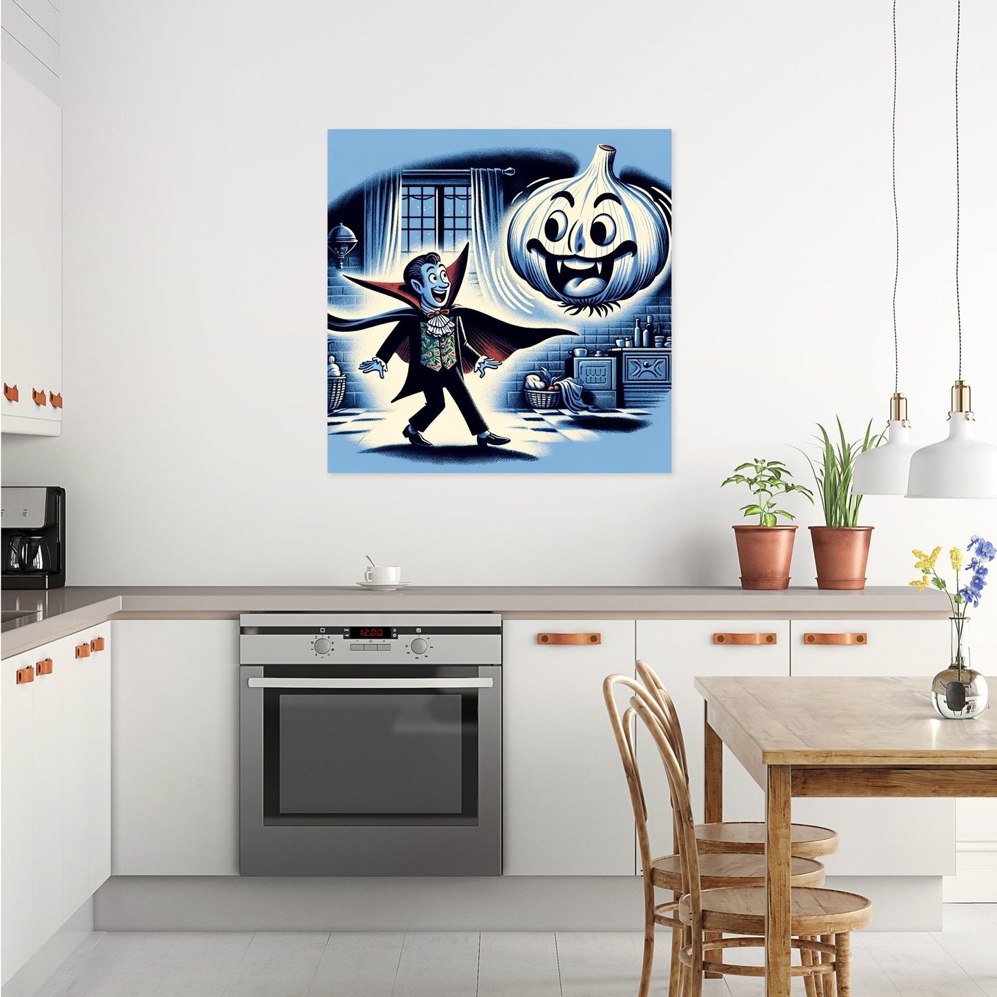 Garlic Fright Night Canvas