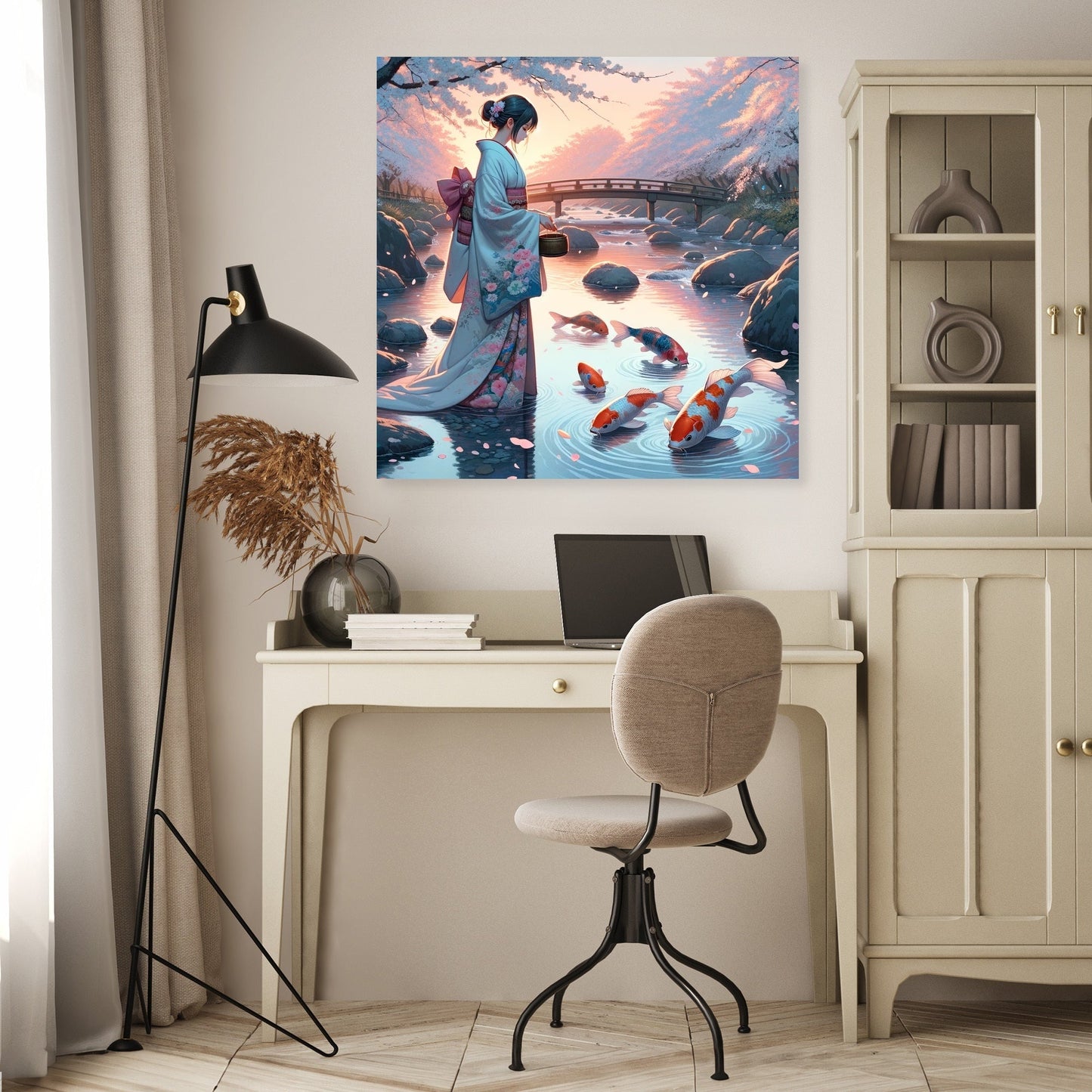 Koi Whisperer Canvas