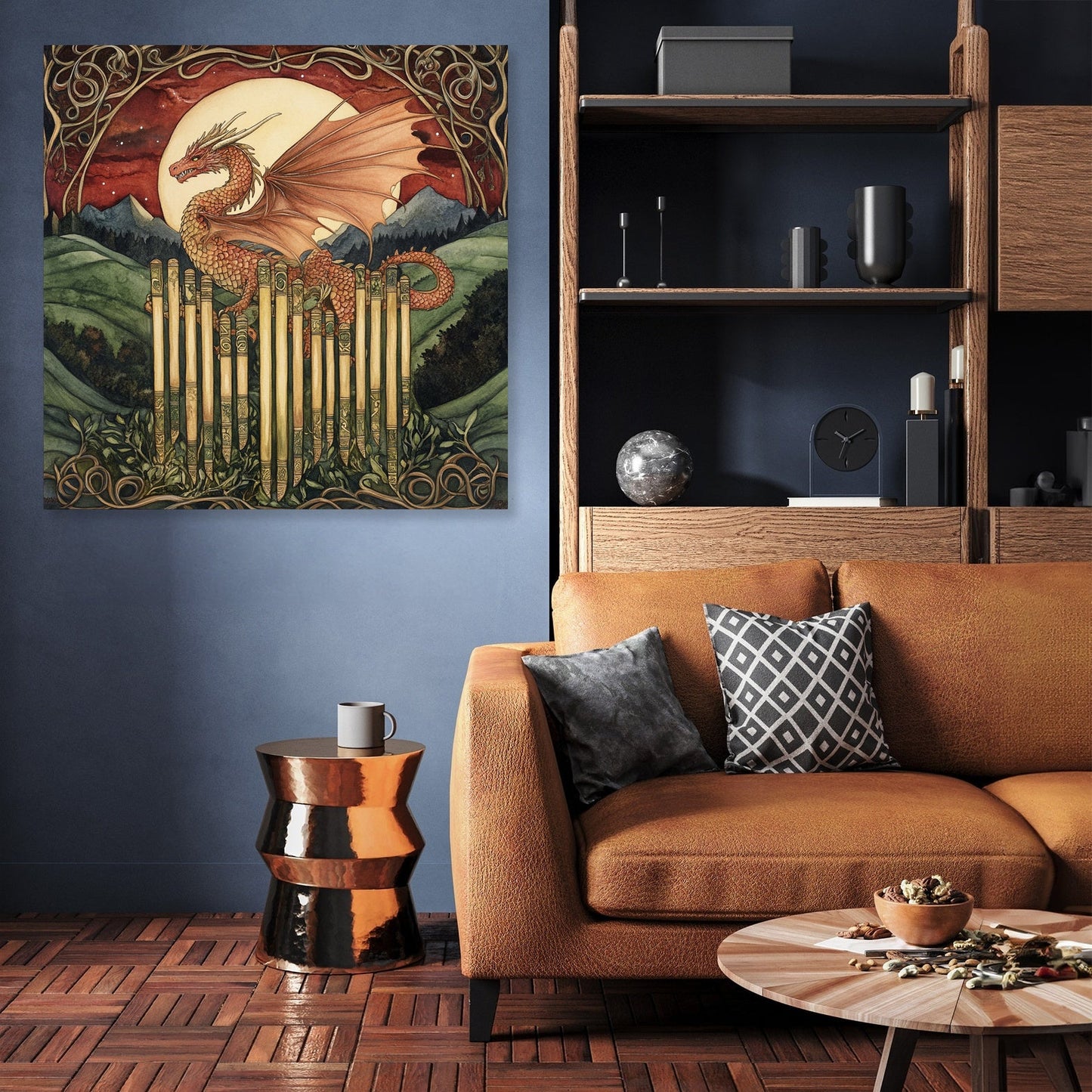 Welsh Dragon Harmony Canvas
