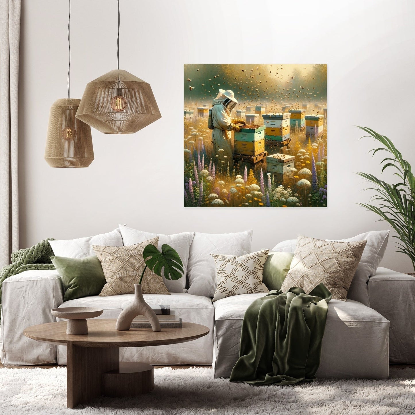 Wildflower Apiary Canvas