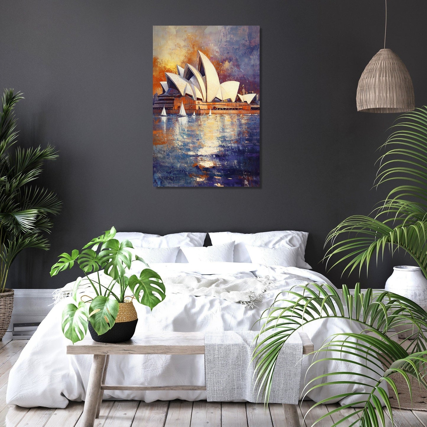Sunlit Sydney Opera Canvas