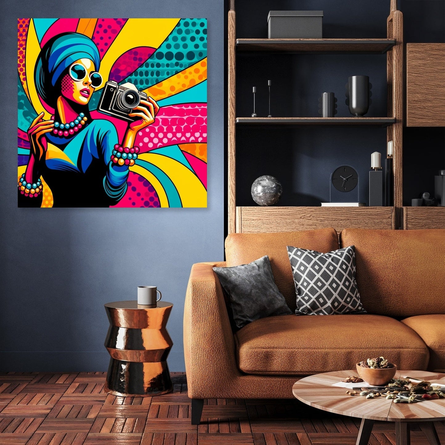 Radiant Retro Canvas
